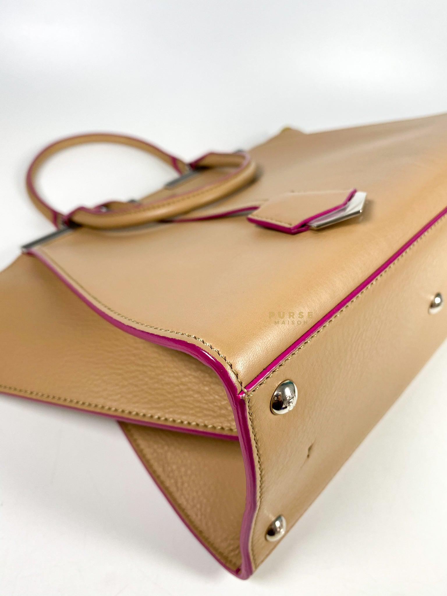 Fendi 2 Jours Beige Tote Bag