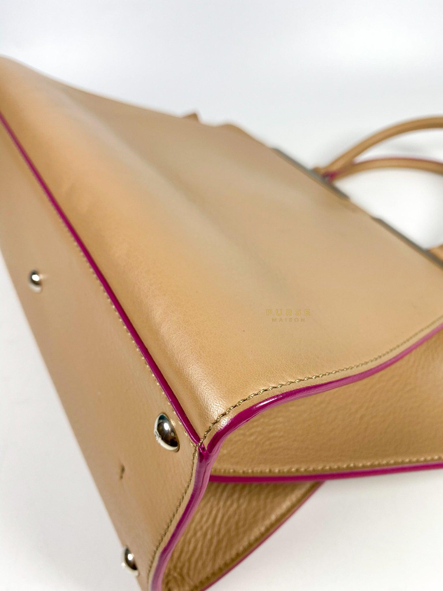 Fendi 2 Jours Beige Tote Bag