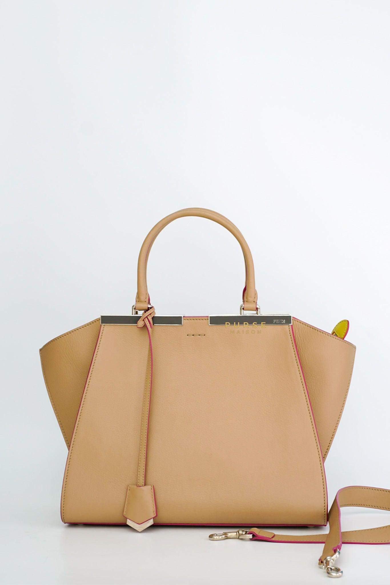 Fendi 2 Jours Beige Tote Bag