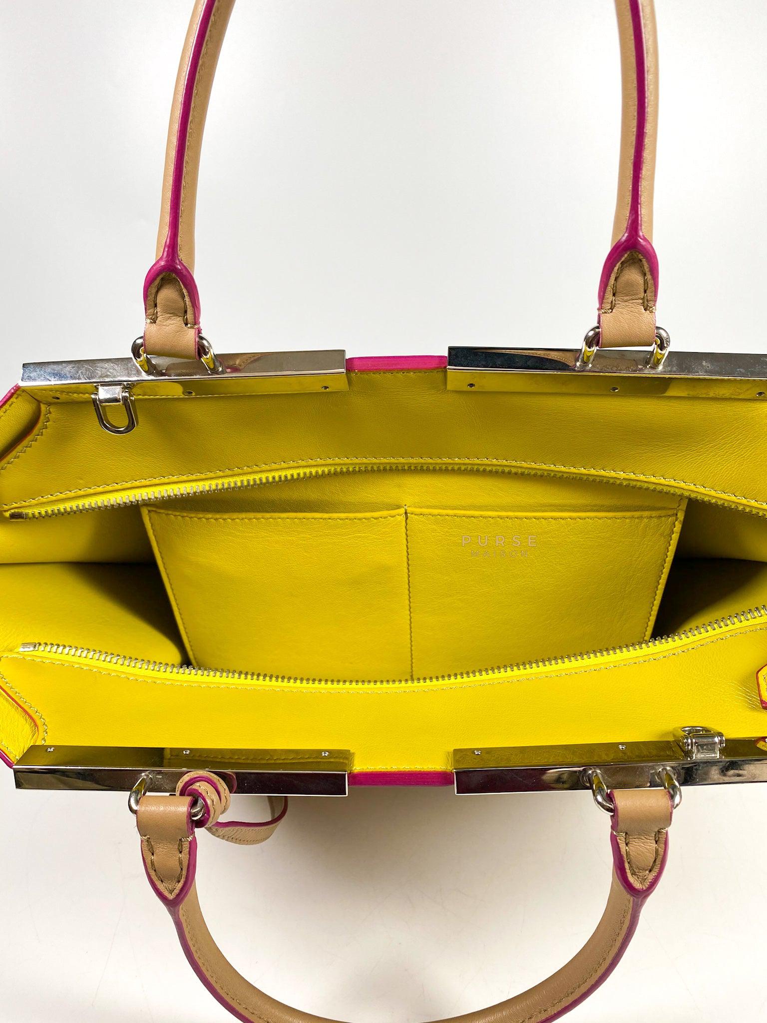 Fendi 2 Jours Beige Tote Bag