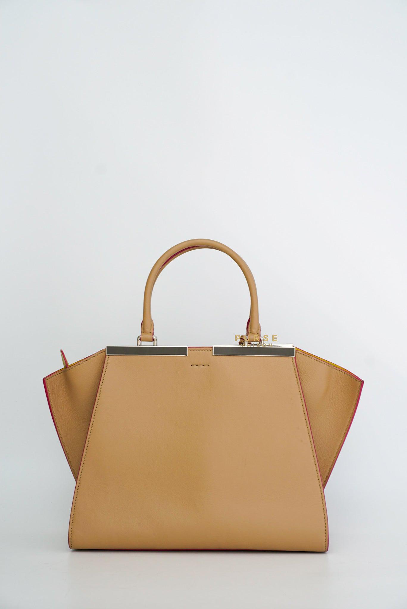 Fendi 2 Jours Beige Tote Bag