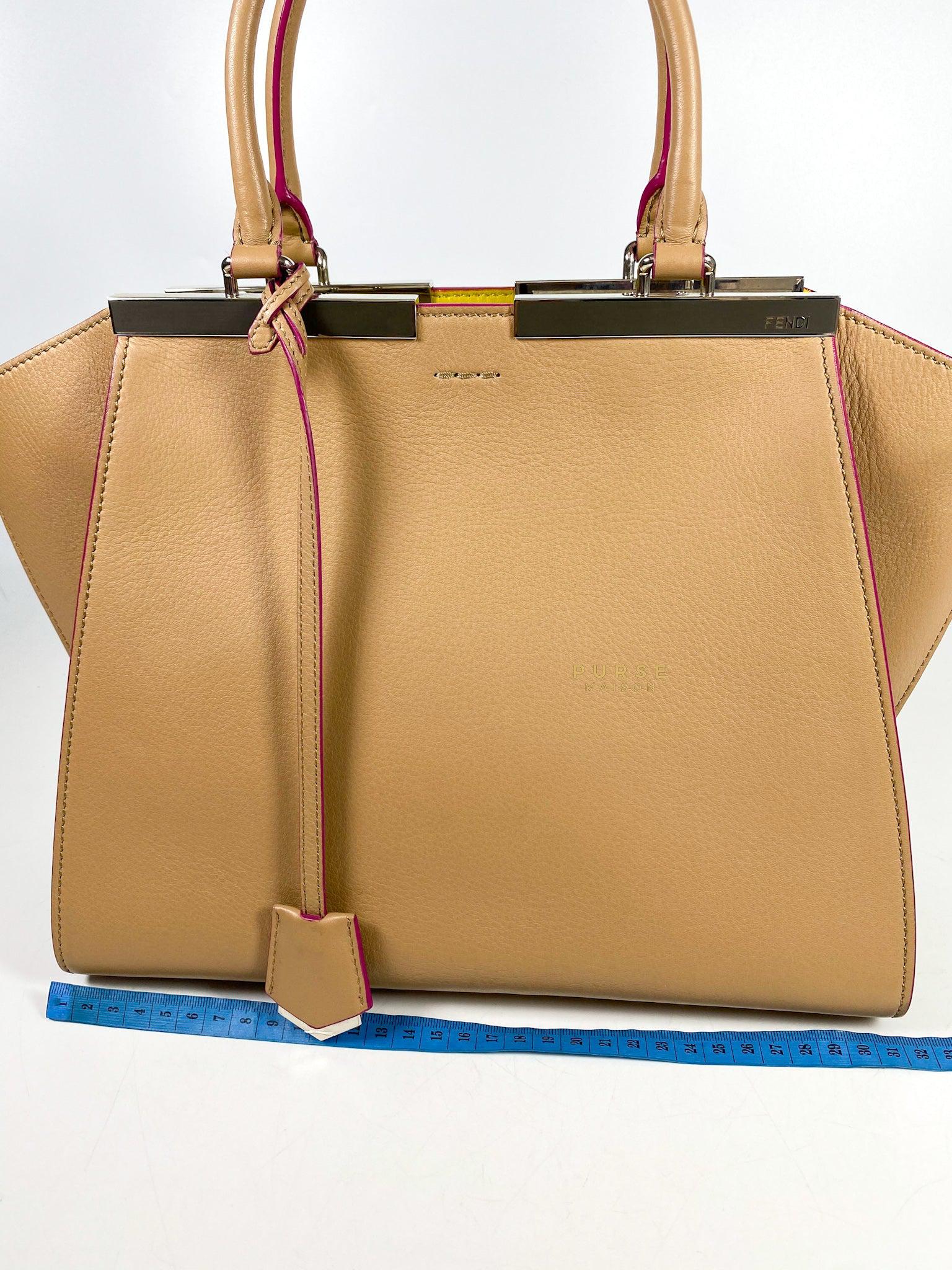Fendi 2 Jours Beige Tote Bag