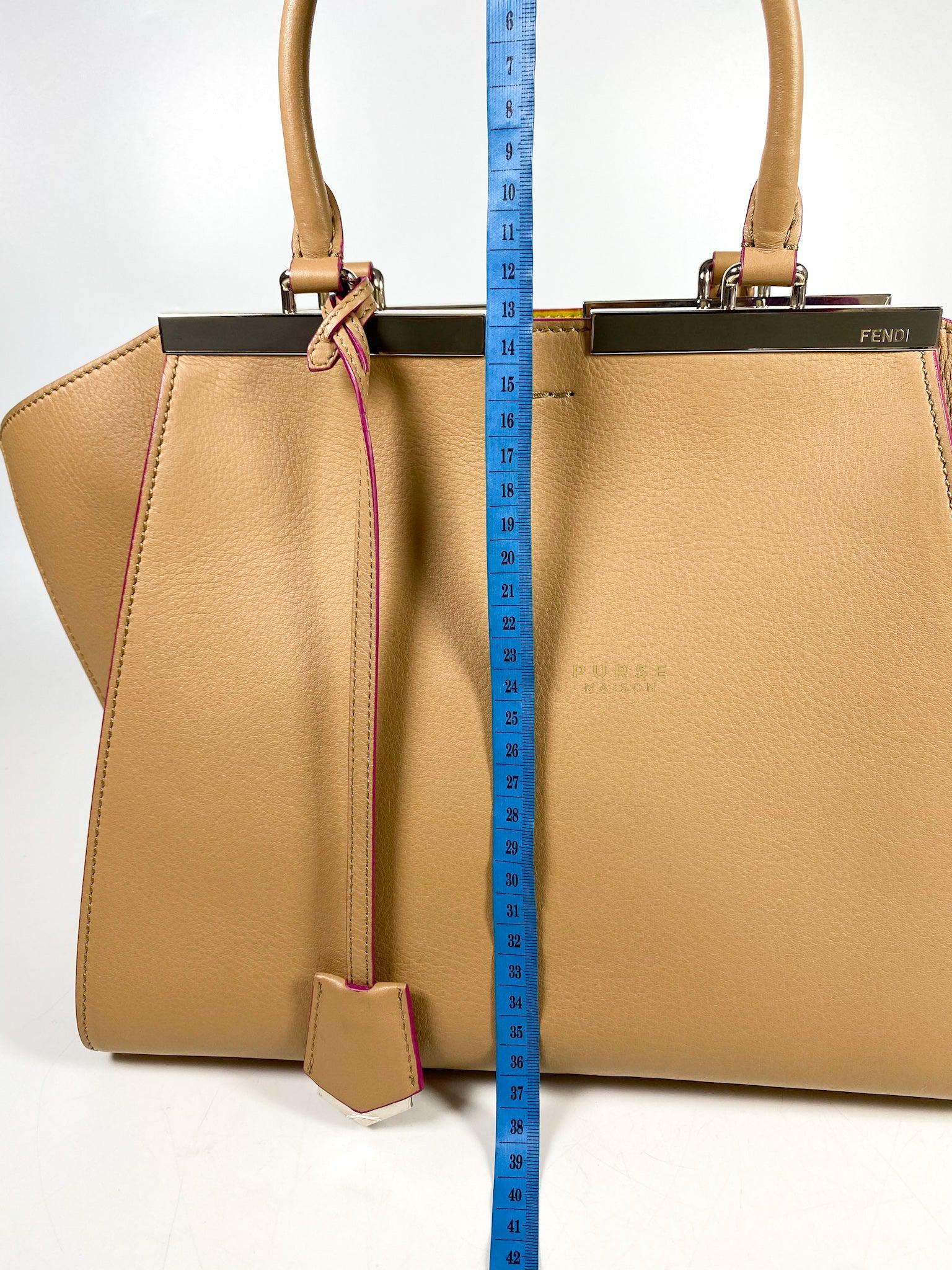 Fendi 2 Jours Beige Tote Bag