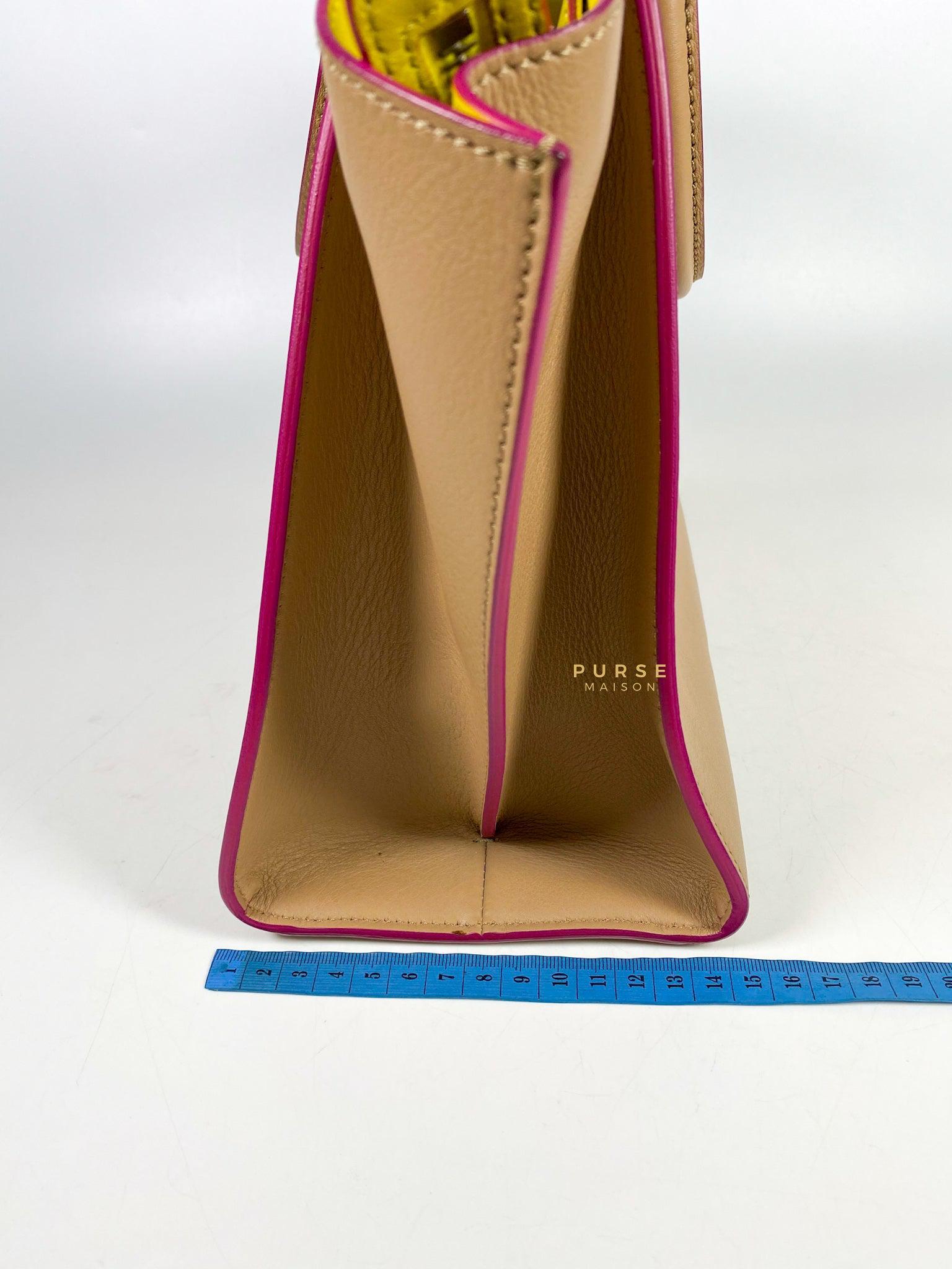 Fendi 2 Jours Beige Tote Bag