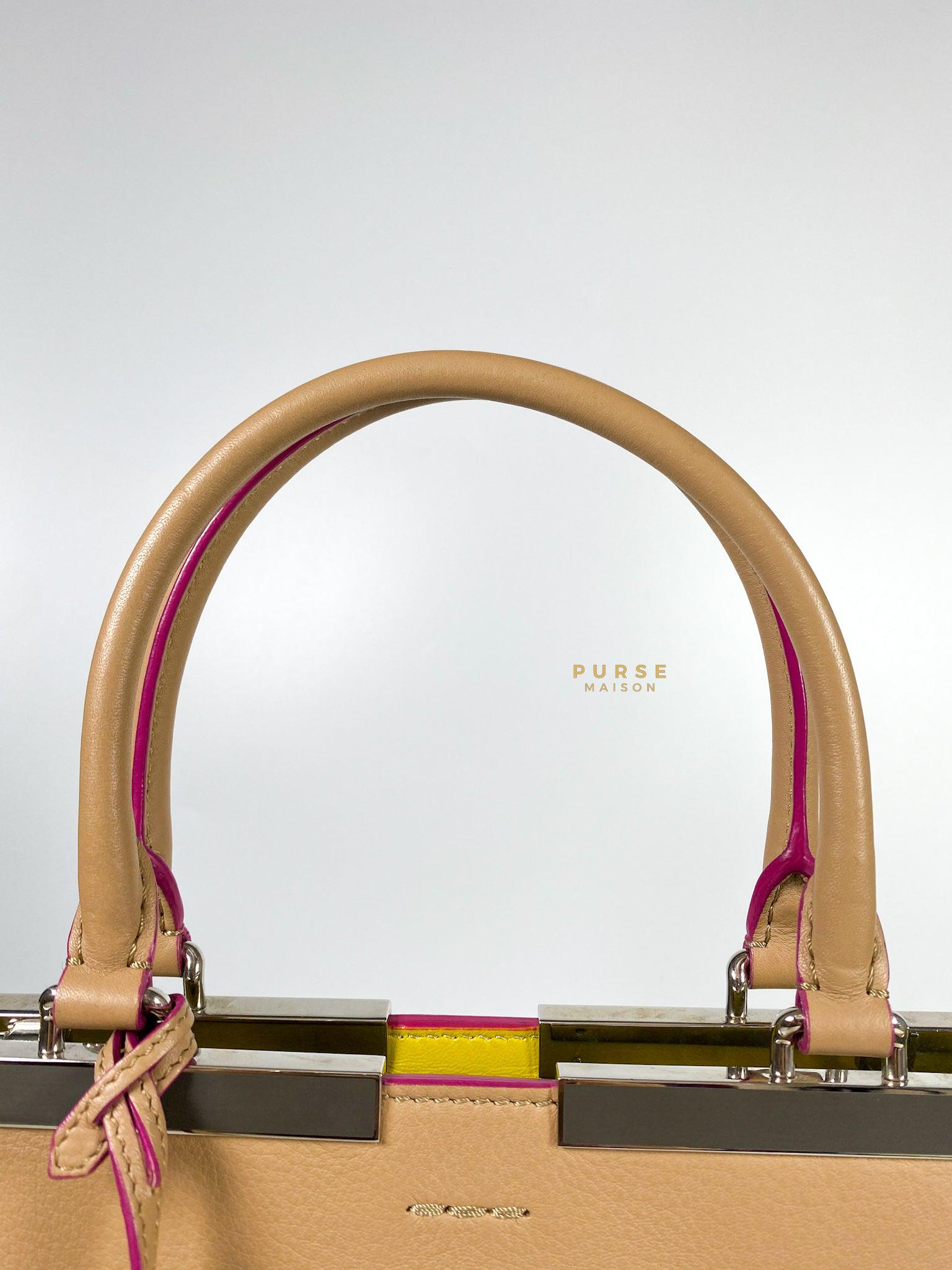 Fendi 2 Jours Beige Tote Bag