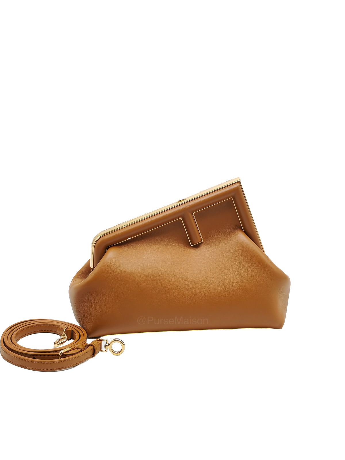 Fendi First Small Nappa Caramel | Purse Maison Luxury Bags Shop