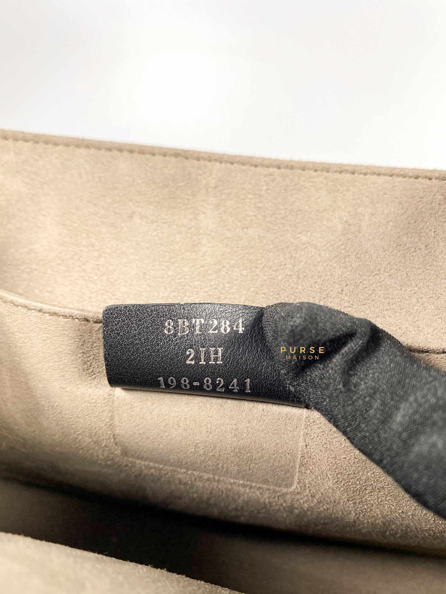 Fendi Kan 1 F Black Smooth Calfskin Leather