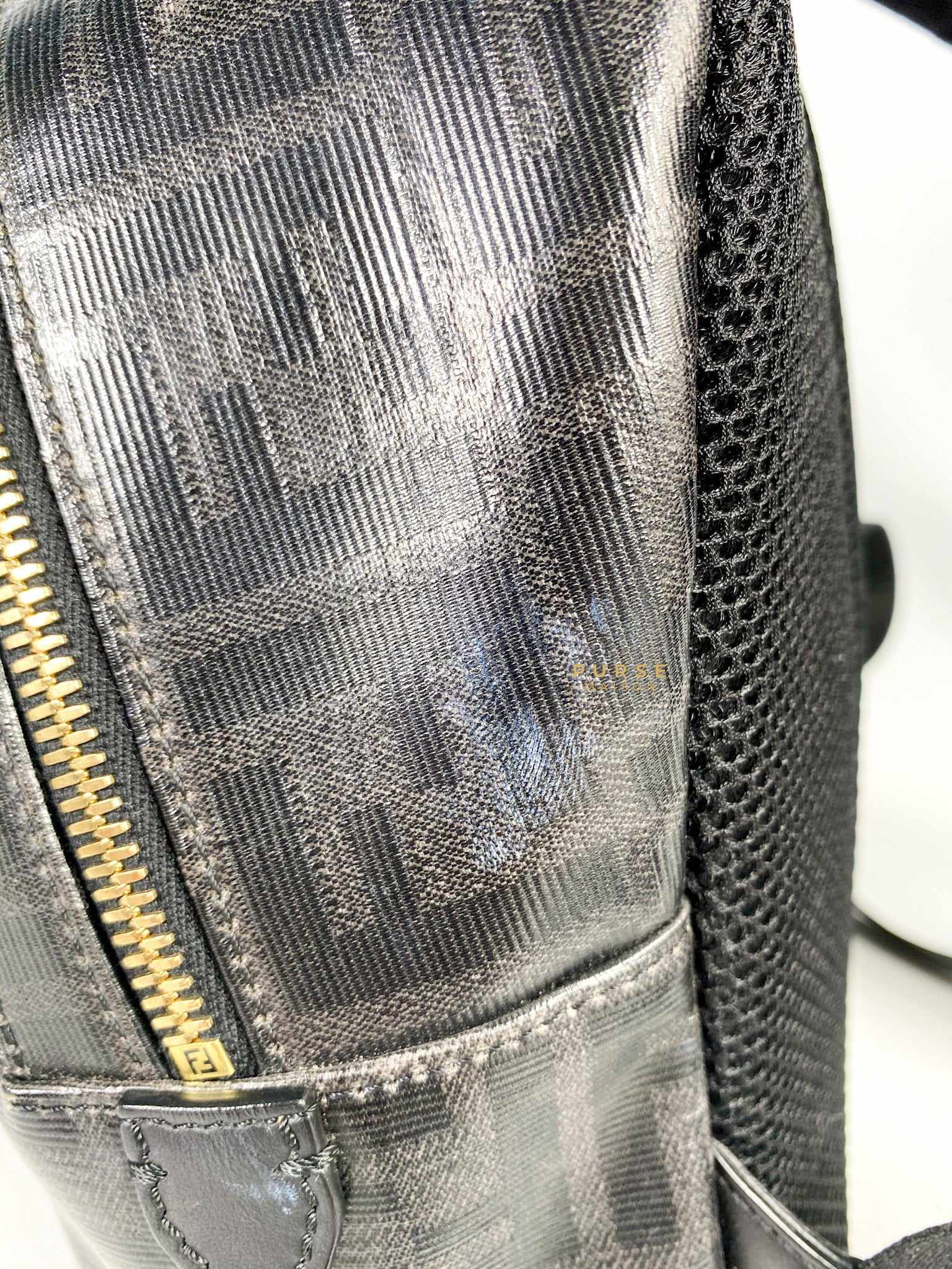 Fendi Mania Black Backpack