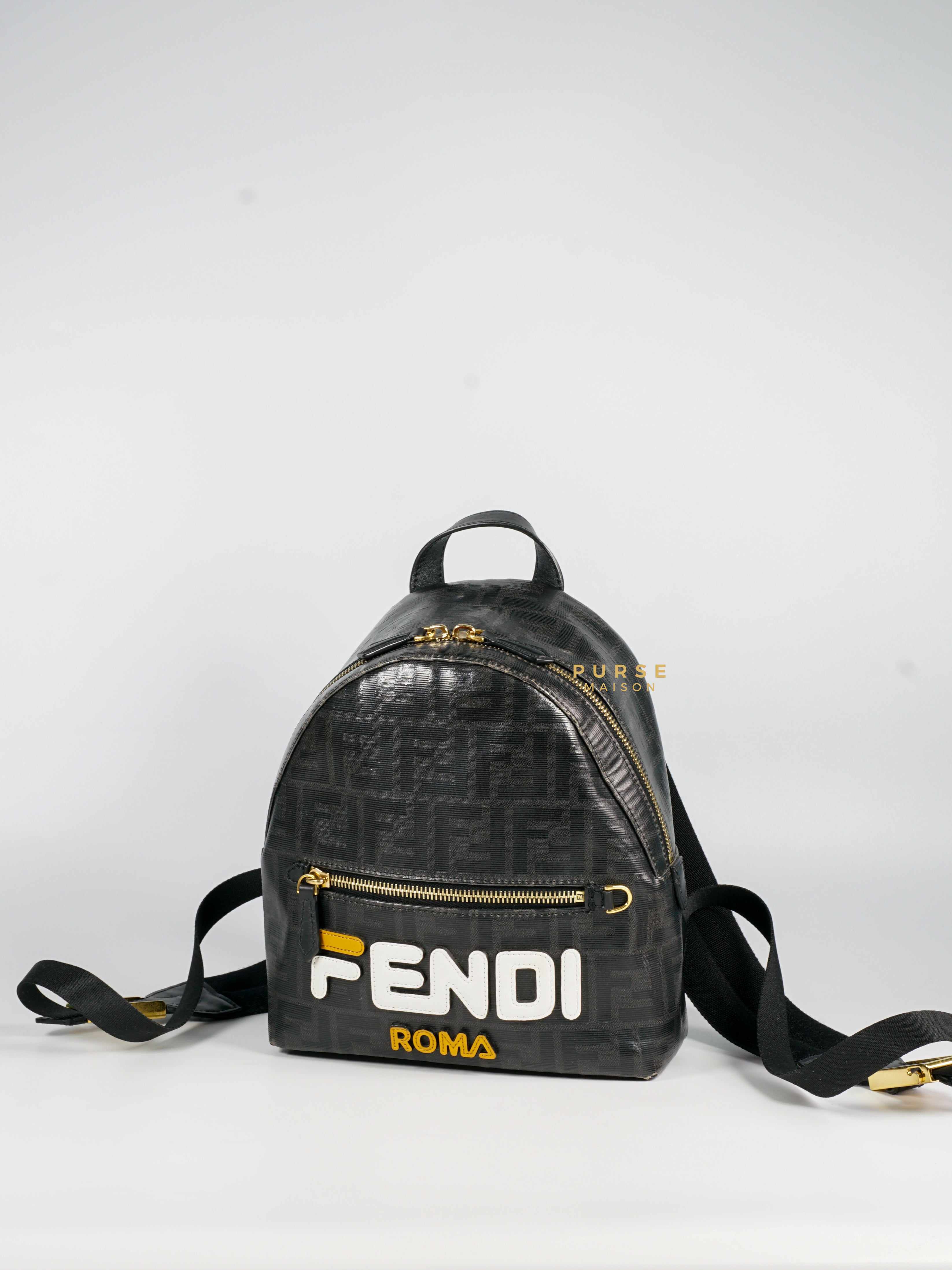 Fendi Mania Black Backpack
