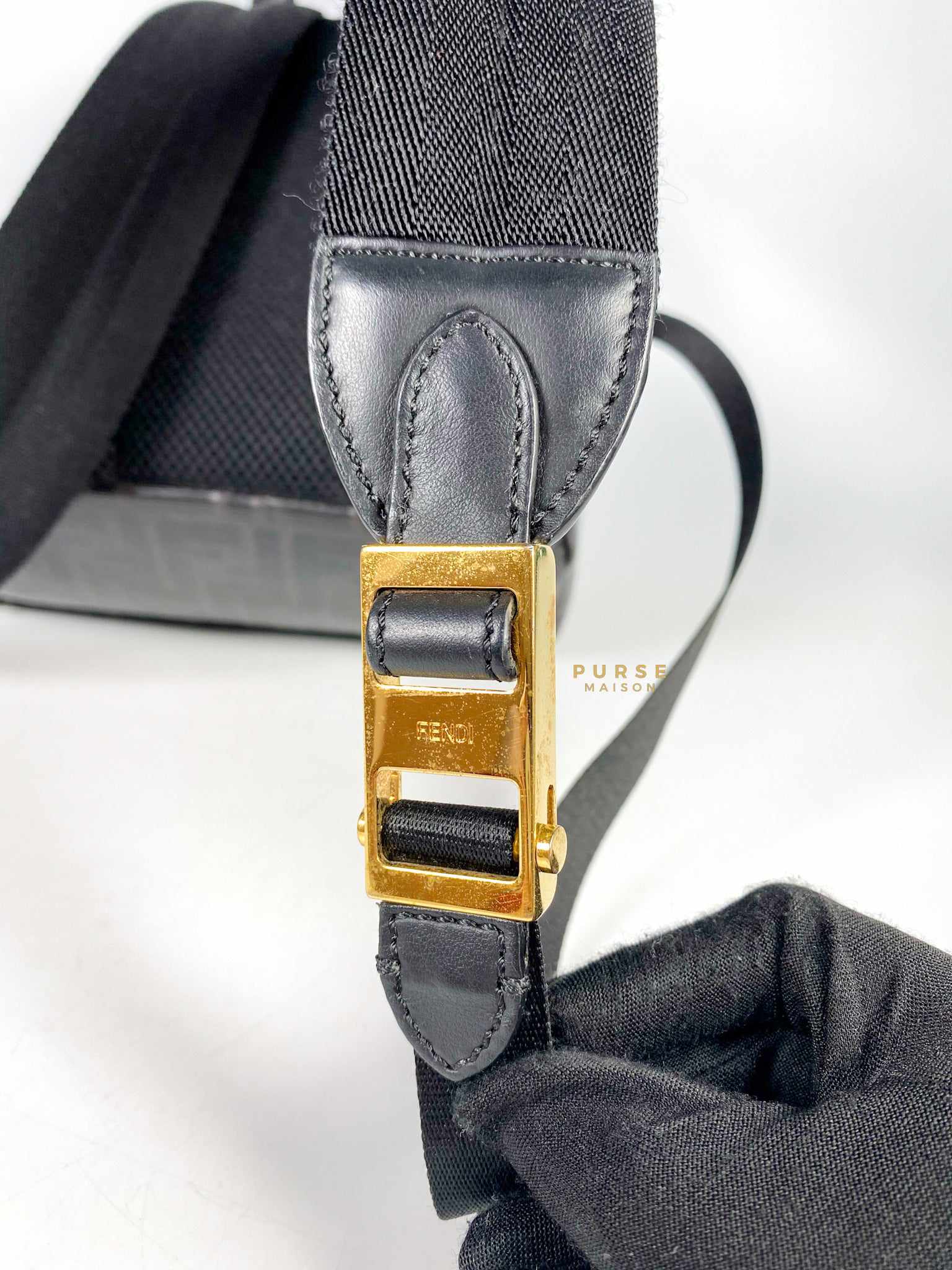 Fendi Mania Black Backpack