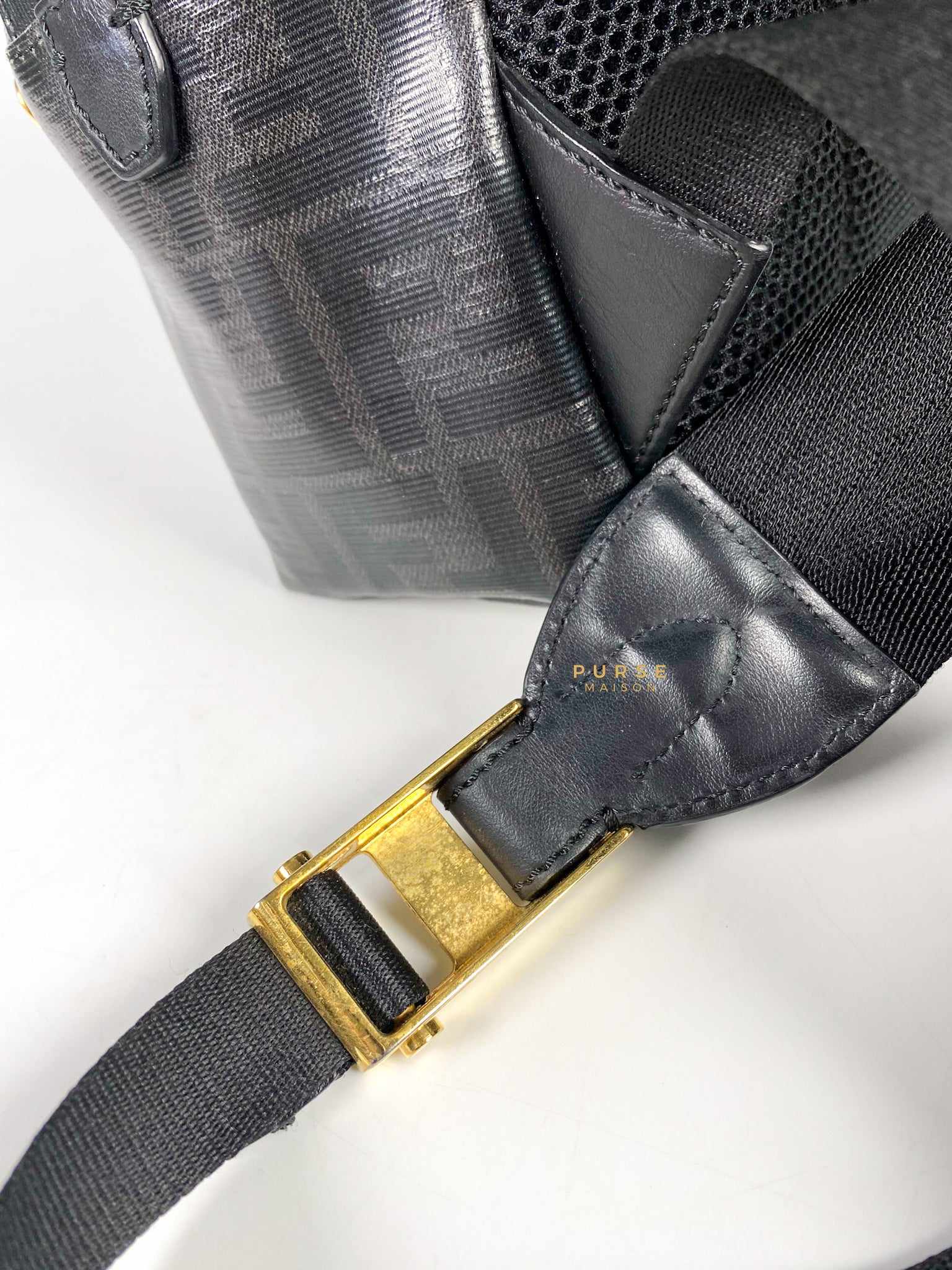 Fendi Mania Black Backpack