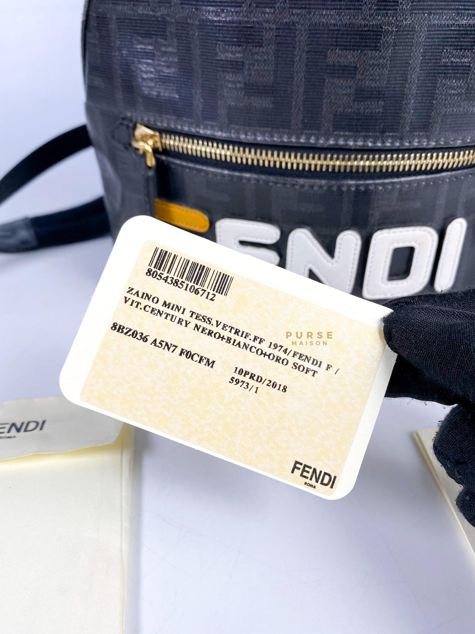 Fendi Mania Black Backpack