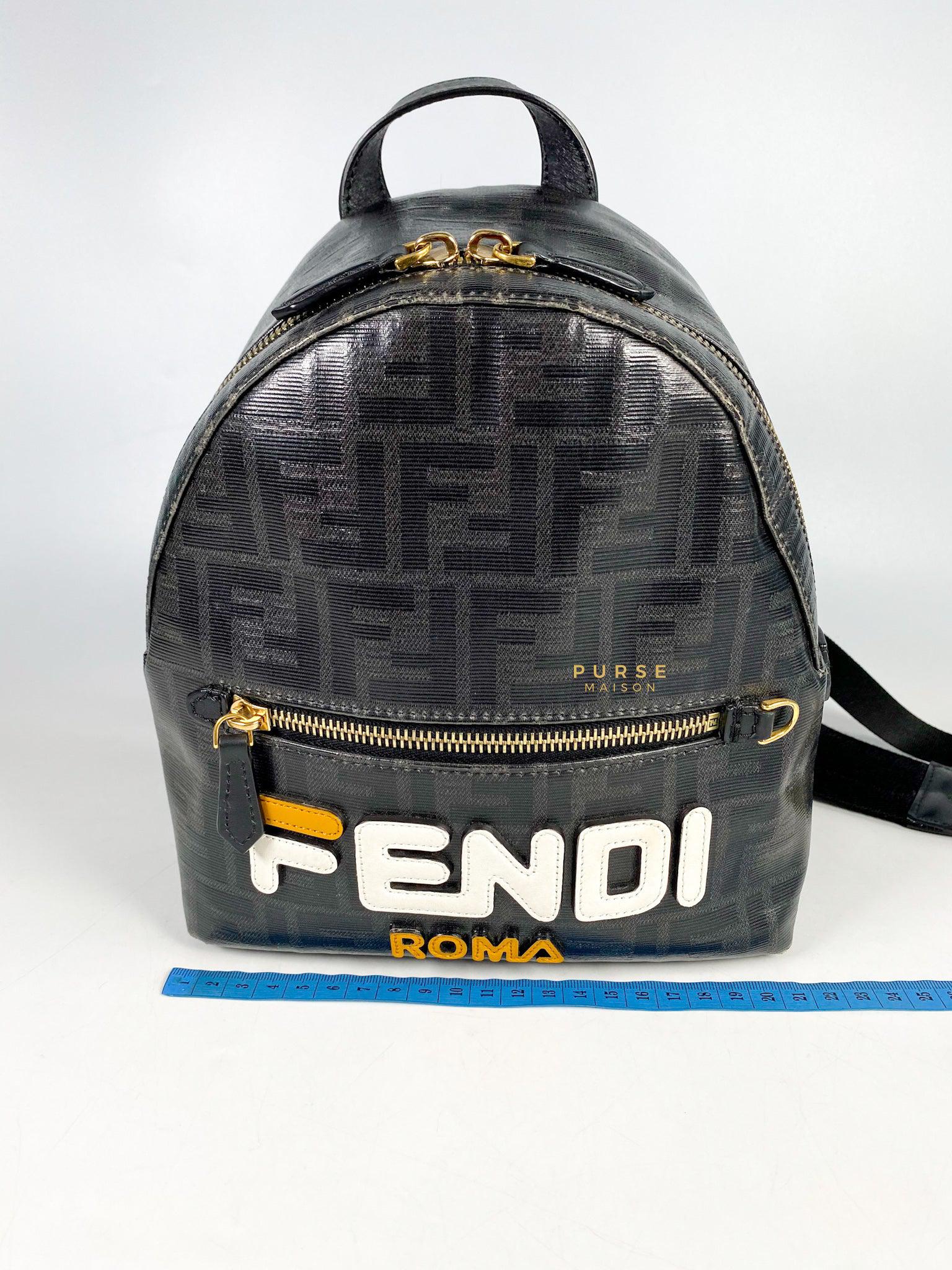 Fendi Mania Black Backpack