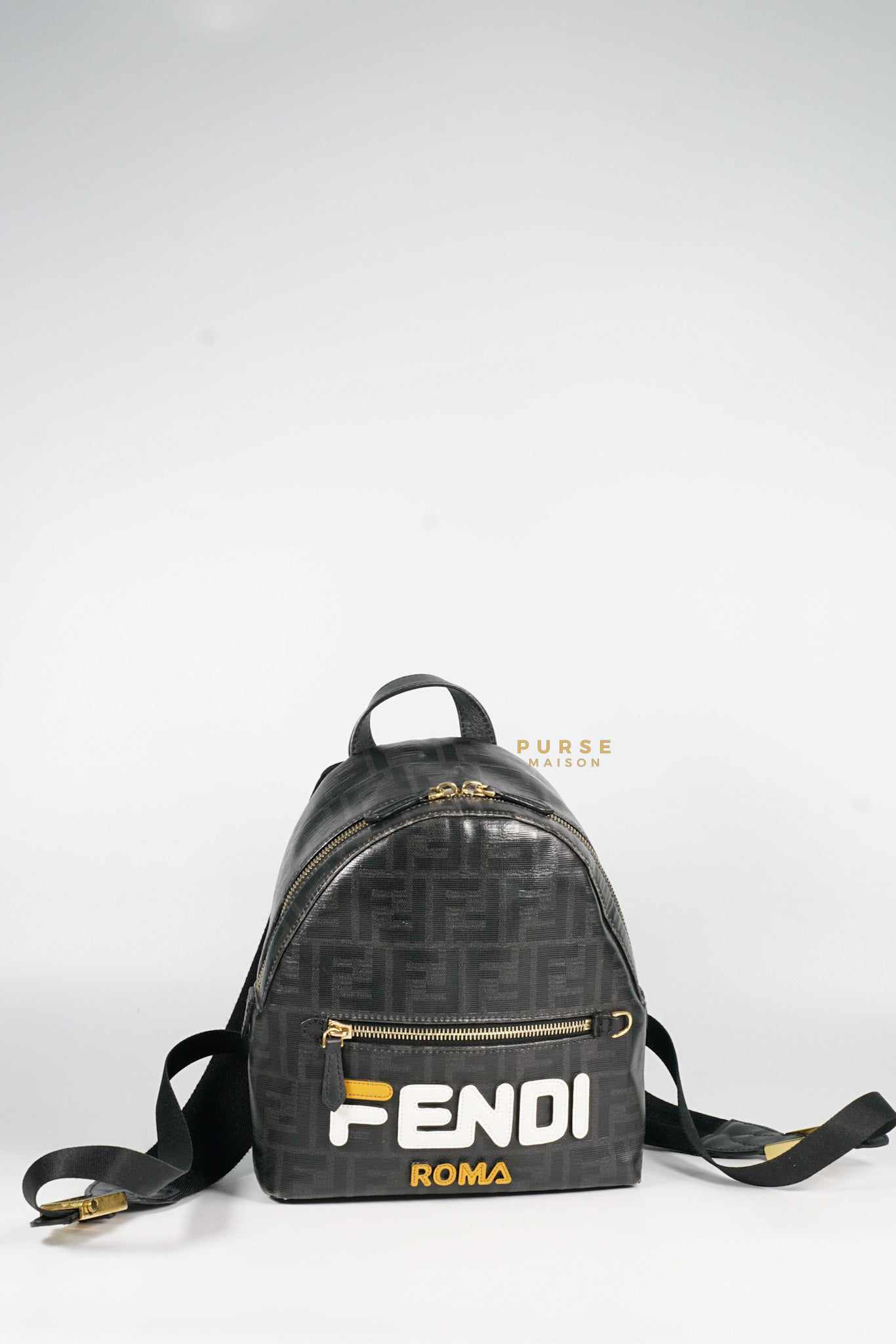 Fendi Mania Black Backpack