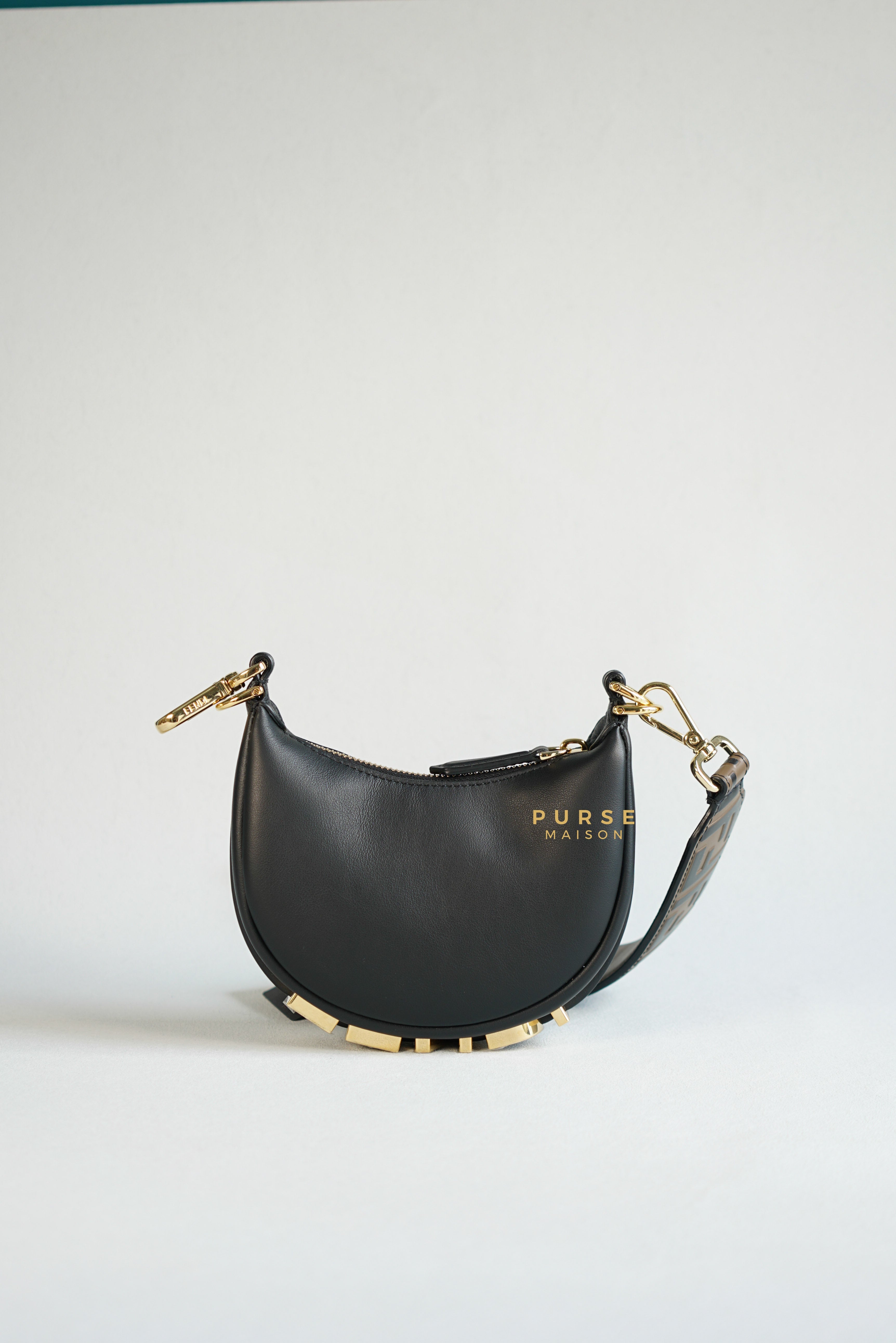 Fendi Nano Fendigraphy Shoulder Bag with strap | Purse Maison Luxury Bags Shop