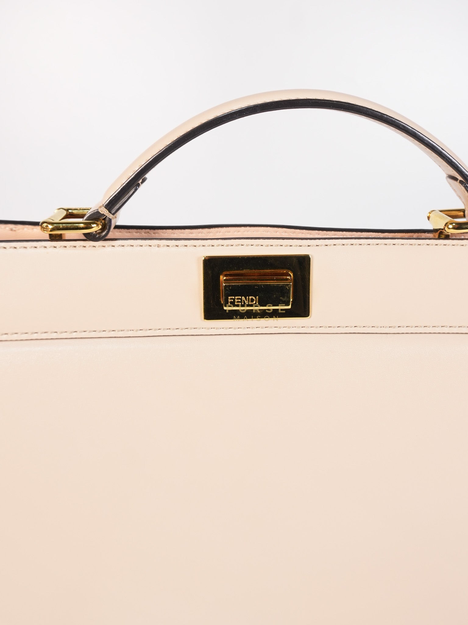 Peekaboo I See U East West Nappa Pink Leather | Purse Maison Luxury Bags Shop