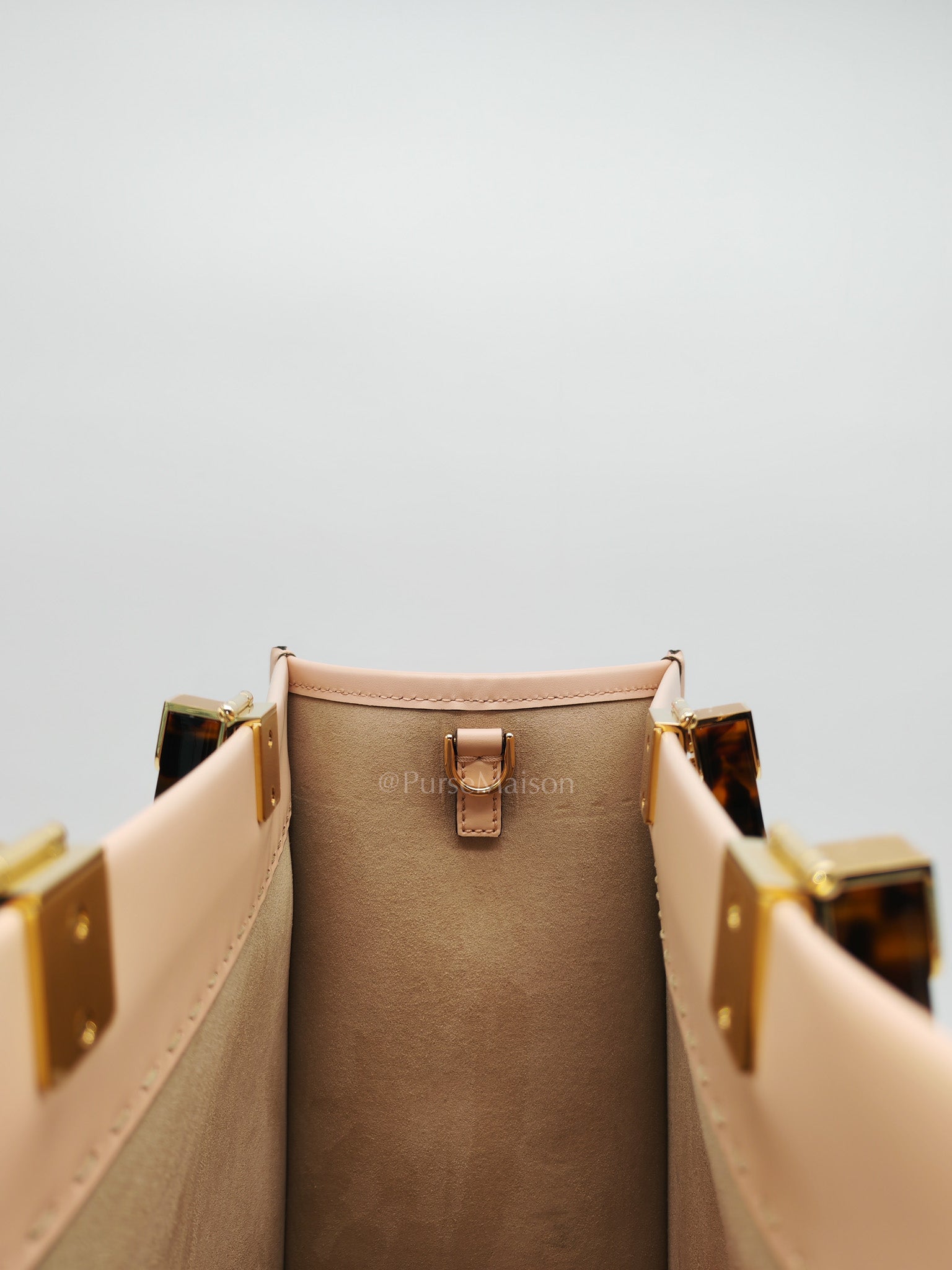 Fendi Sunshine Medium Tote Bag in Light Rose Shoulder Bag | Purse Maison Luxury Bags Shop
