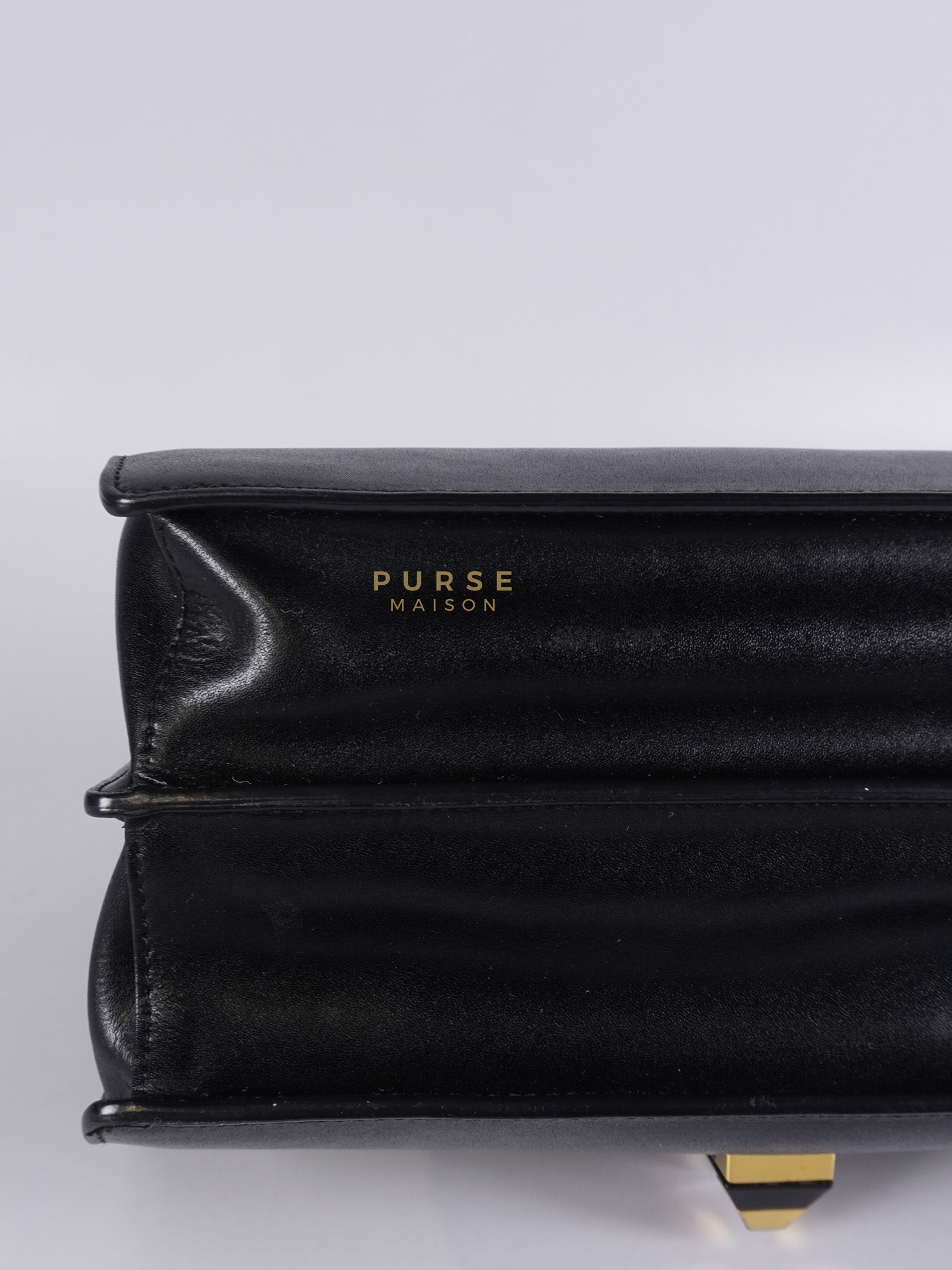 Vitello Liberty Bicolor and Gold Hardware | Purse Maison Luxury Bags Shop