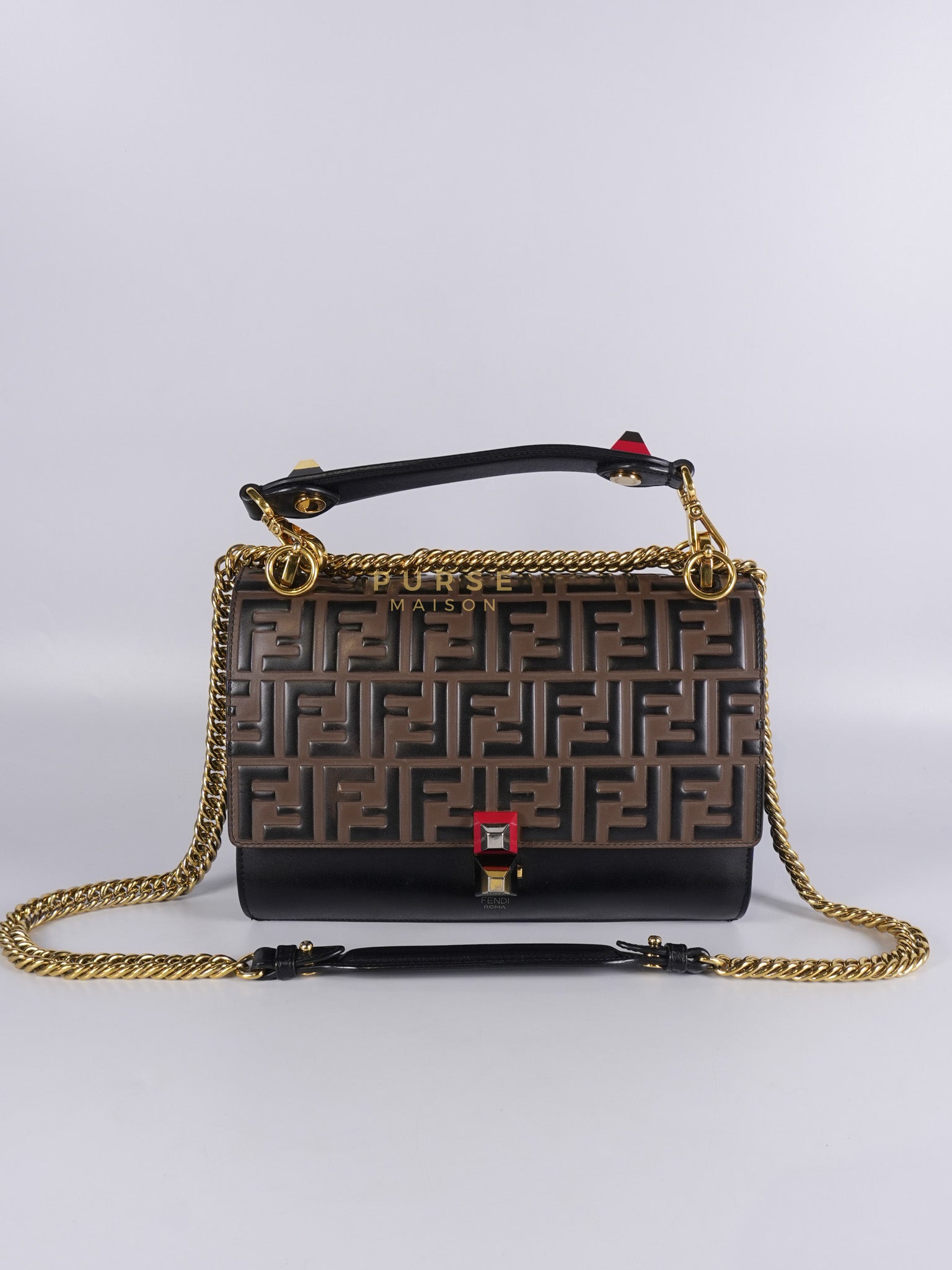 Vitello Liberty Bicolor and Gold Hardware | Purse Maison Luxury Bags Shop
