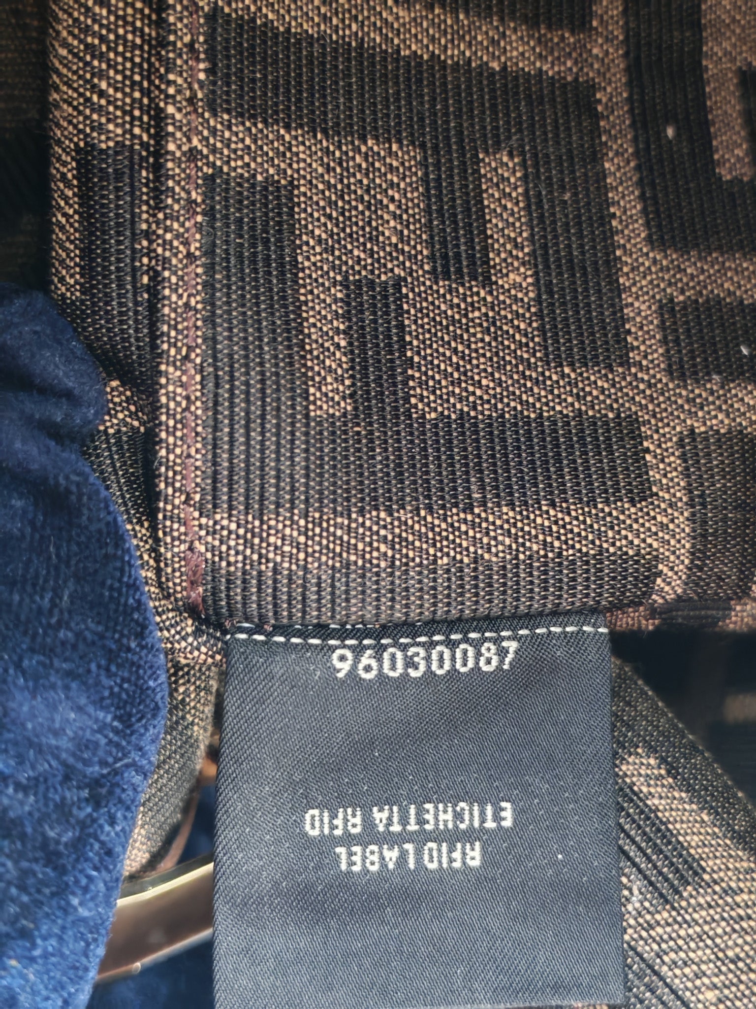 Fendi First Napa Leather Bag in Camel