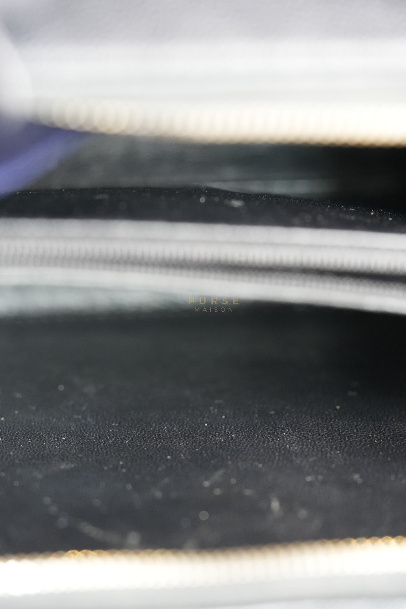 Filigree Medium Vanity Case in Black Caviar Leather and Aged Gold Hardware Series 26 | Purse Maison Luxury Bags Shop