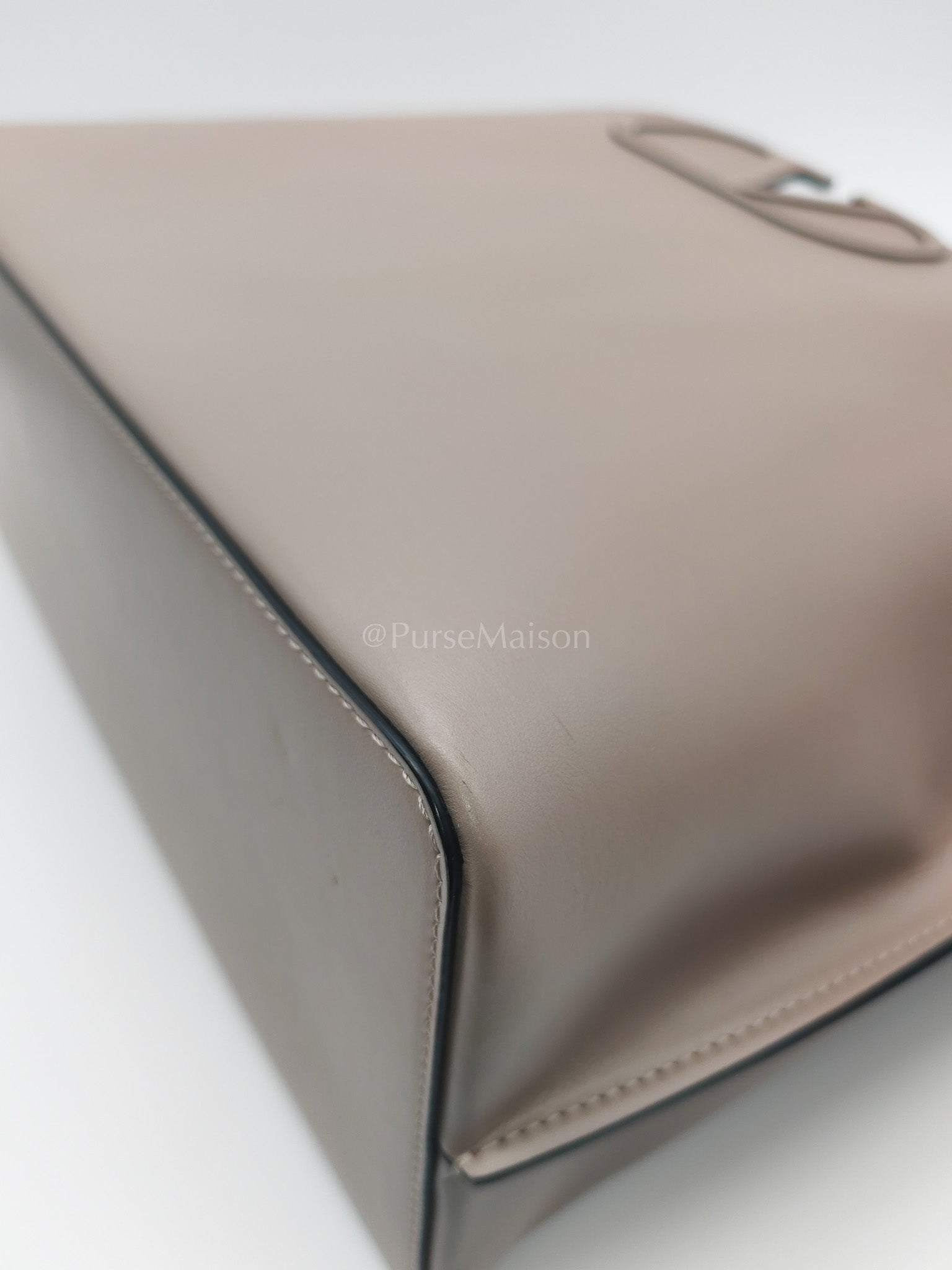 Fill Me in Rose Canelle Calfskin Leather Large Tote Bag Large | Purse Maison Luxury Bags Shop