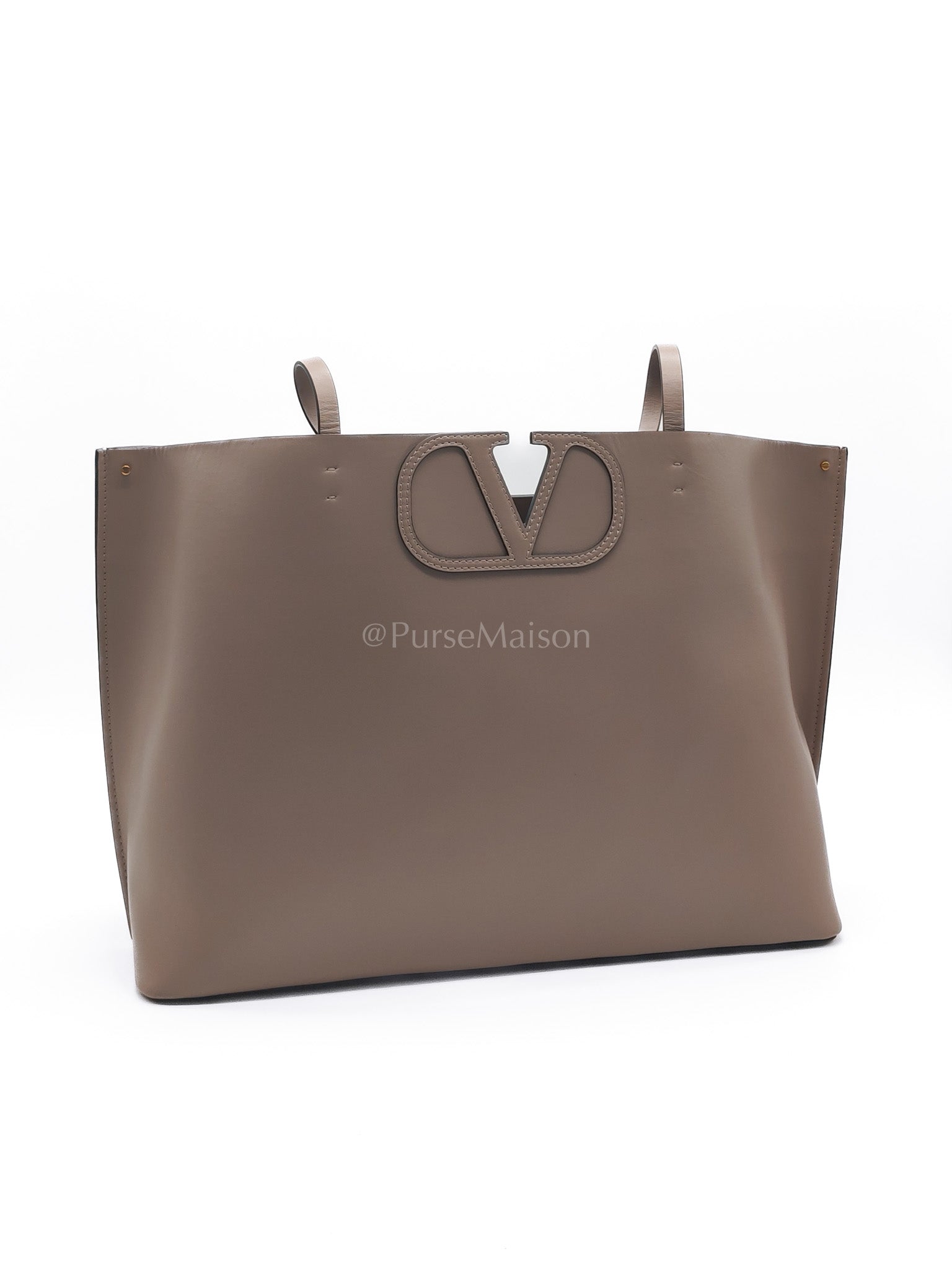 Fill Me in Rose Canelle Calfskin Leather Large Tote Bag Large | Purse Maison Luxury Bags Shop