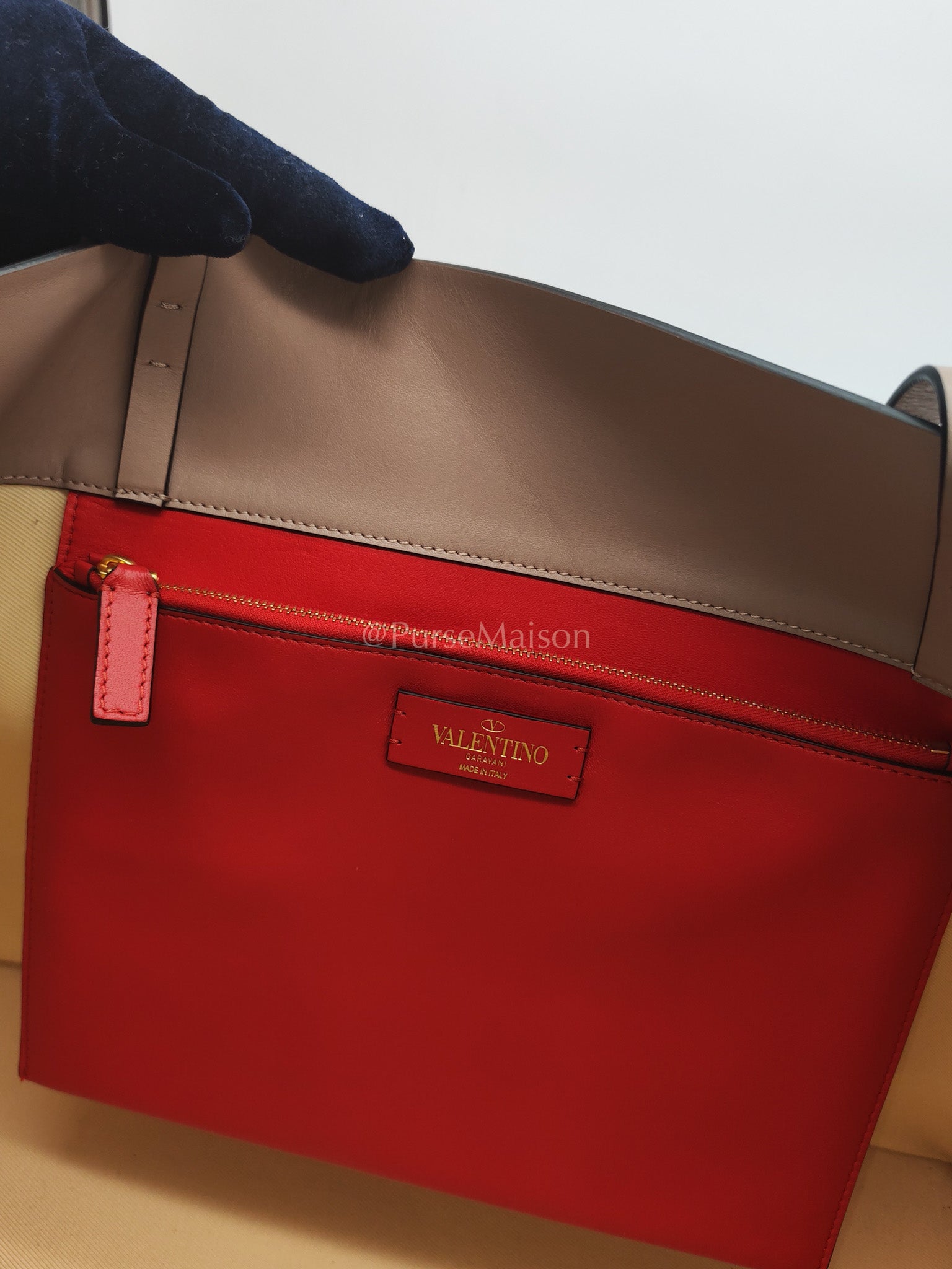 Fill Me in Rose Canelle Calfskin Leather Large Tote Bag Large | Purse Maison Luxury Bags Shop