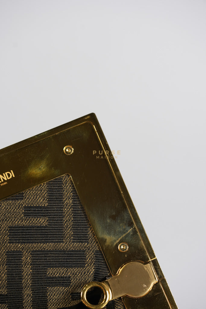 First Medium in Chocolate Shiny Calfskin Leather Two-Way Bag | Purse Maison Luxury Bags Shop