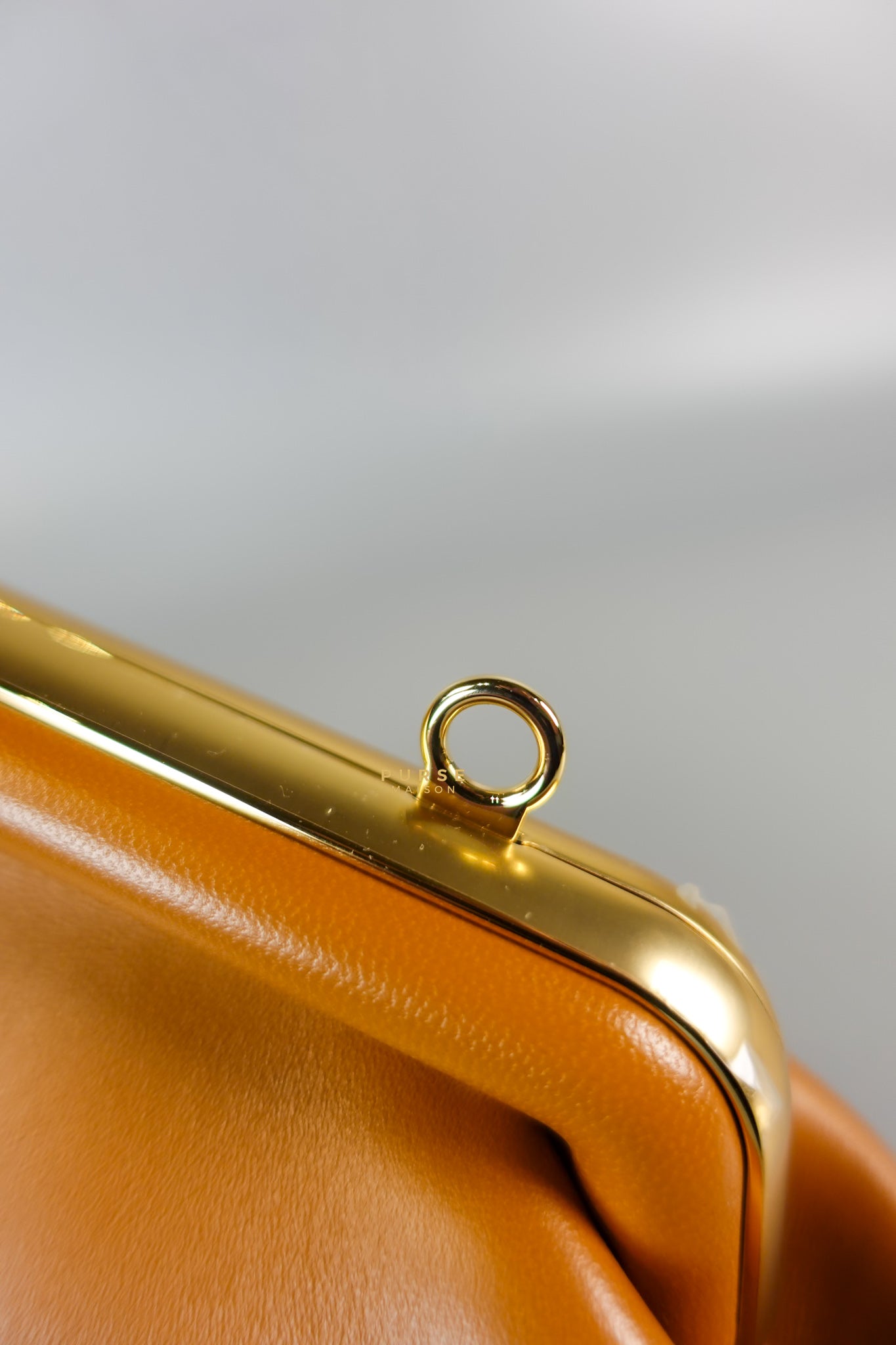 First Napa Leather Bag Camel Small | Purse Maison Luxury Bags Shop