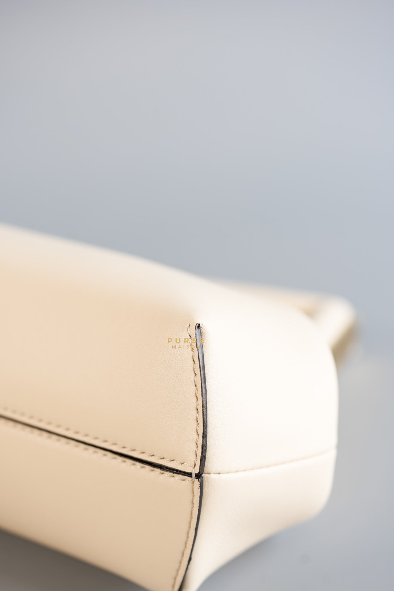 First Napa Leather Bag off-white Small | Purse Maison Luxury Bags Shop