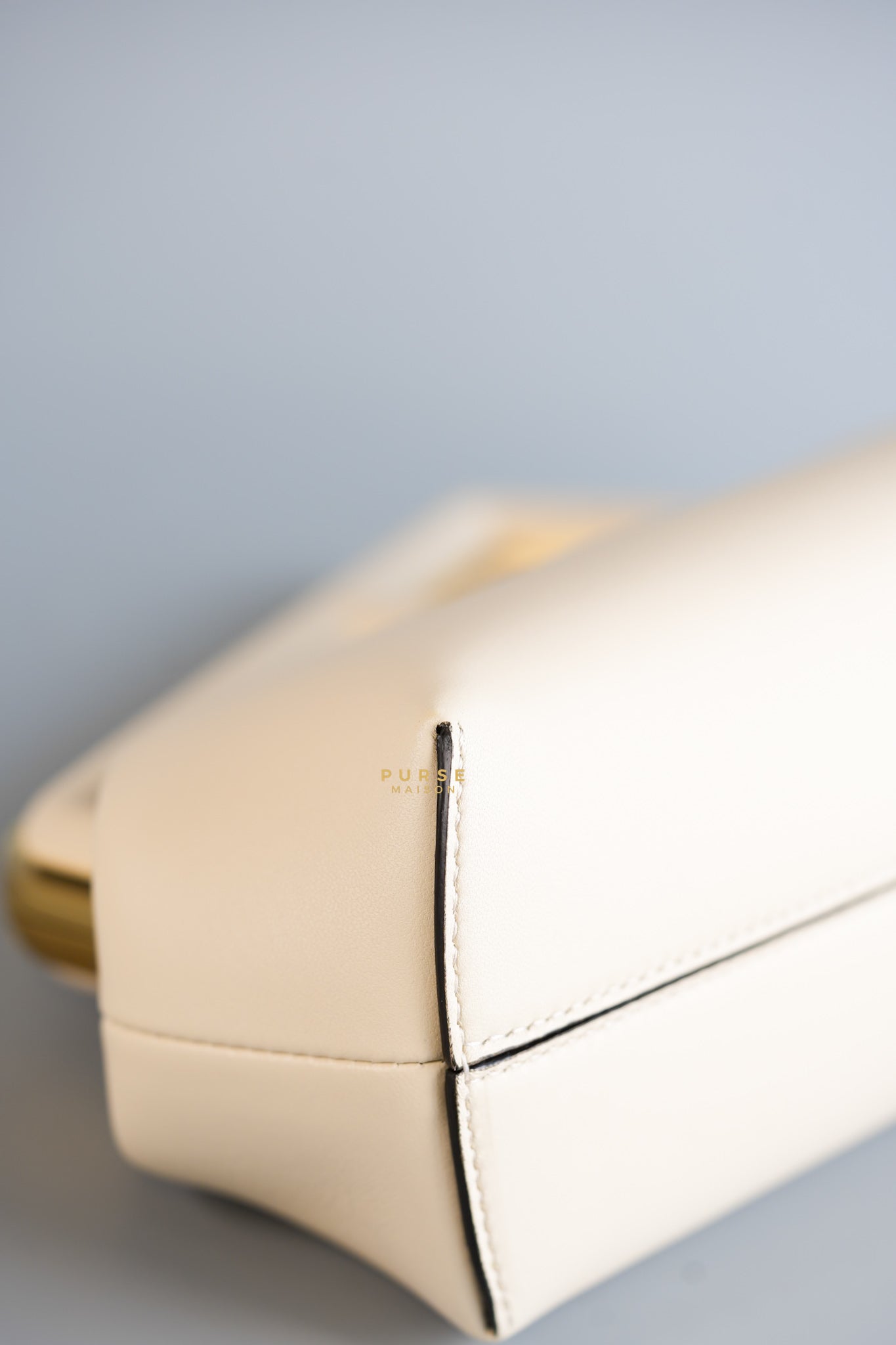 First Napa Leather Bag off-white Small | Purse Maison Luxury Bags Shop