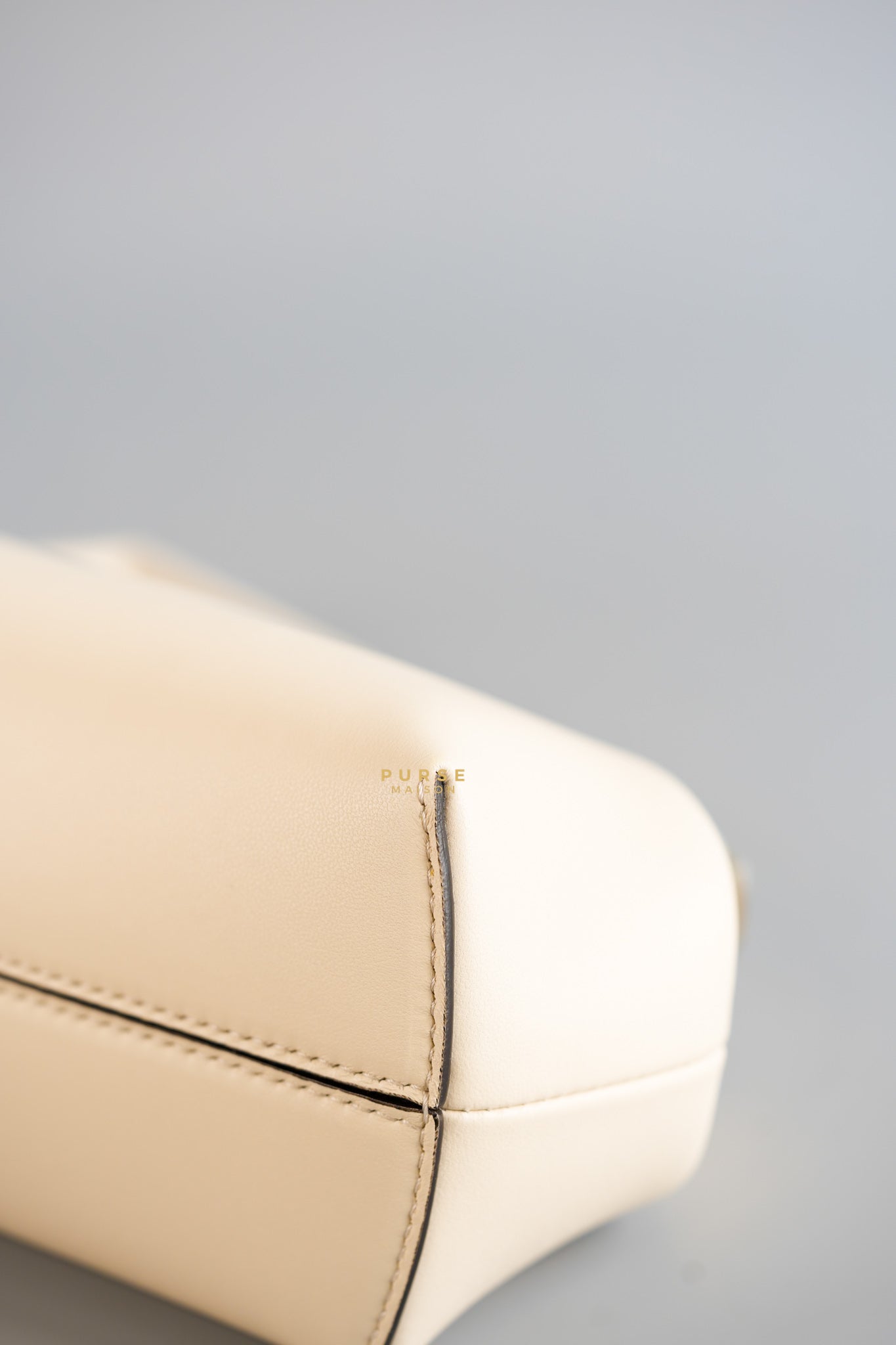 First Napa Leather Bag off-white Small | Purse Maison Luxury Bags Shop