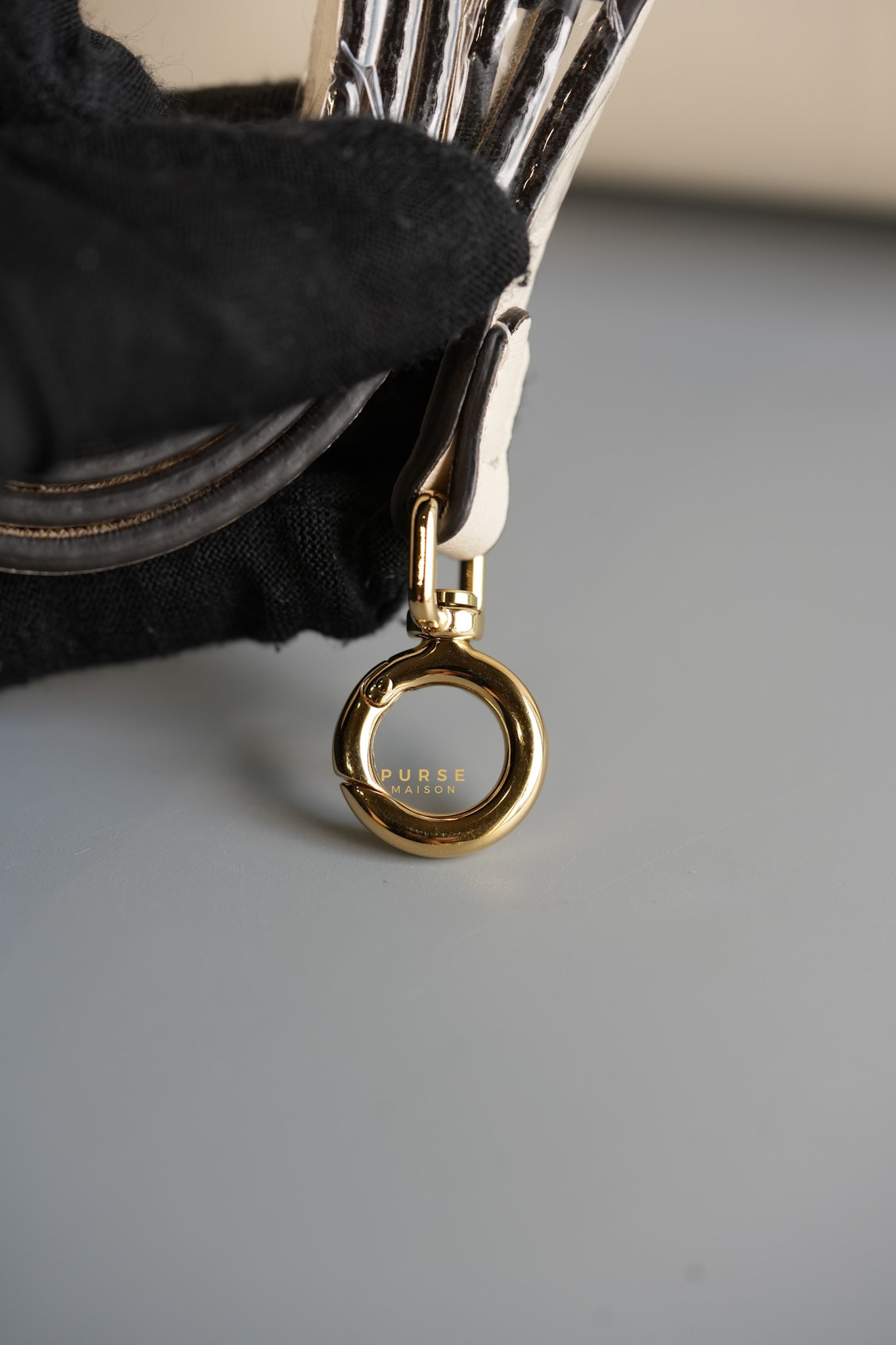 First Napa Leather Bag off-white Small | Purse Maison Luxury Bags Shop