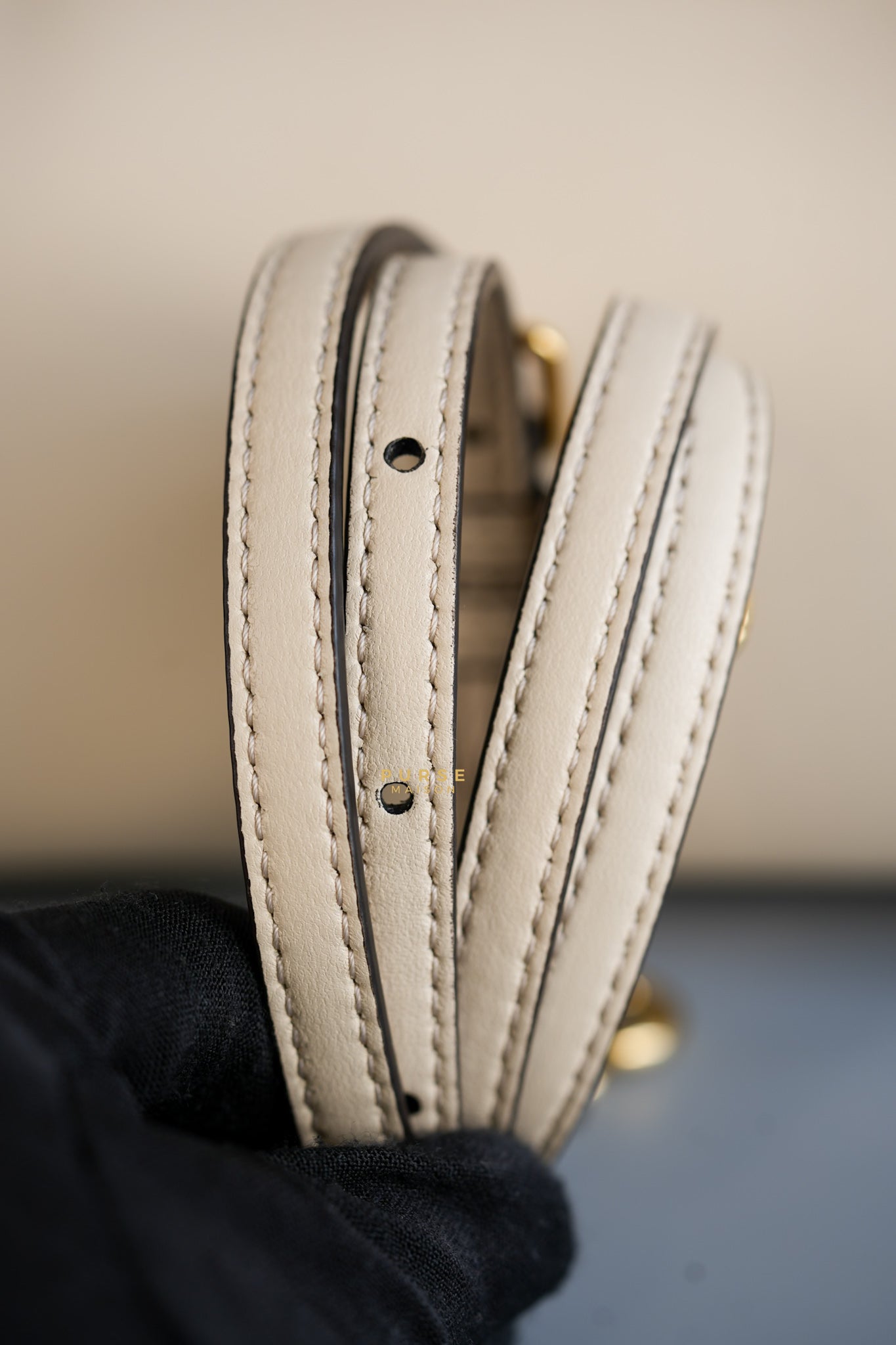 First Napa Leather Bag off-white Small | Purse Maison Luxury Bags Shop