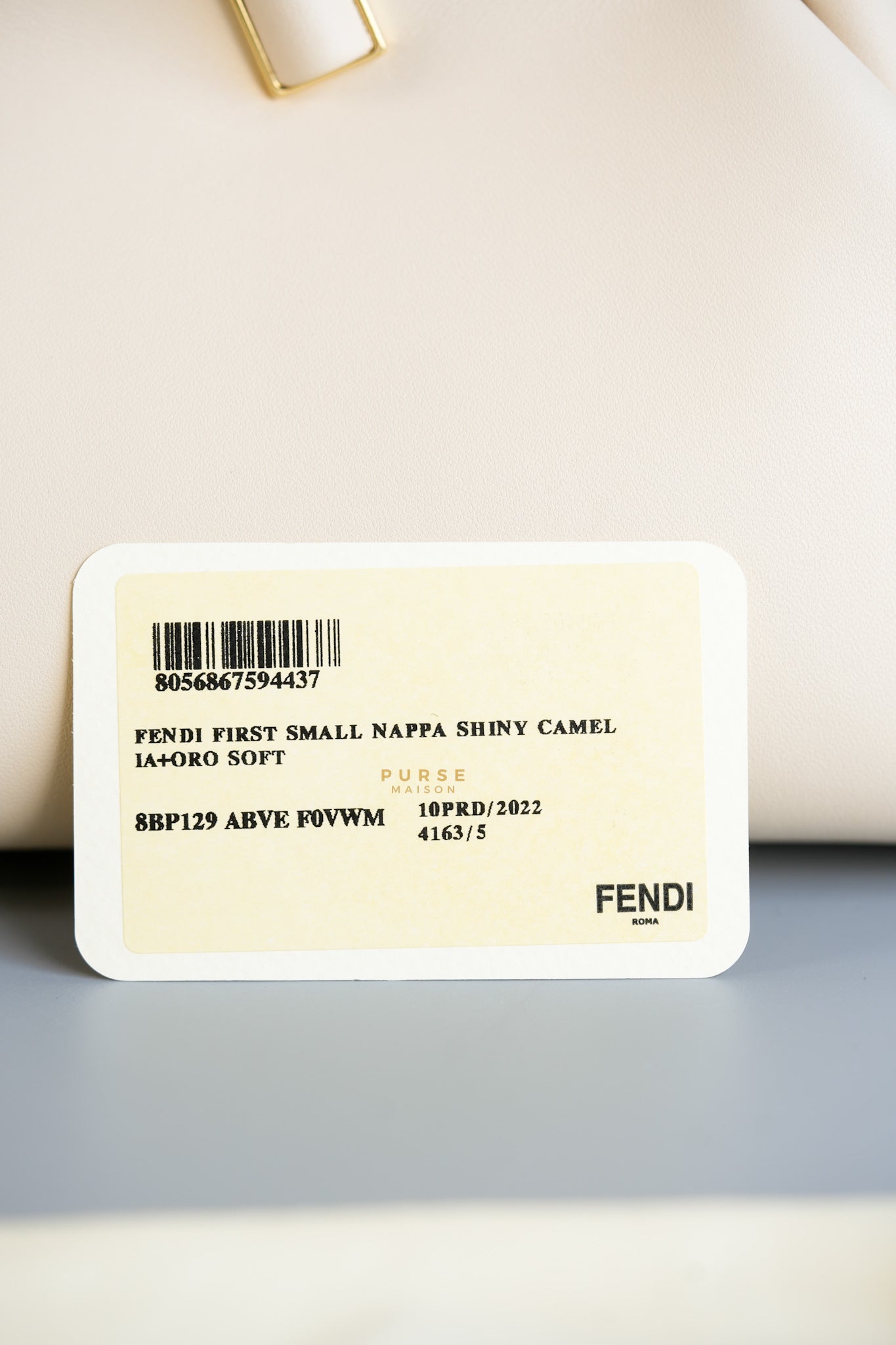 First Napa Leather Bag off-white Small | Purse Maison Luxury Bags Shop