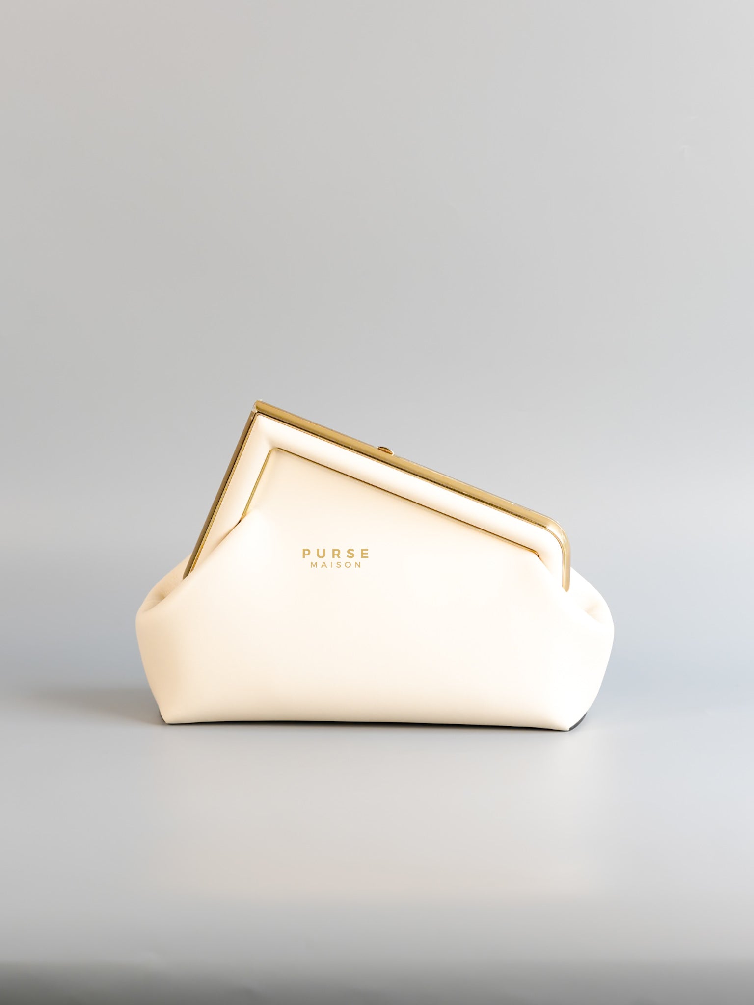 First Napa Leather Bag off-white Small | Purse Maison Luxury Bags Shop