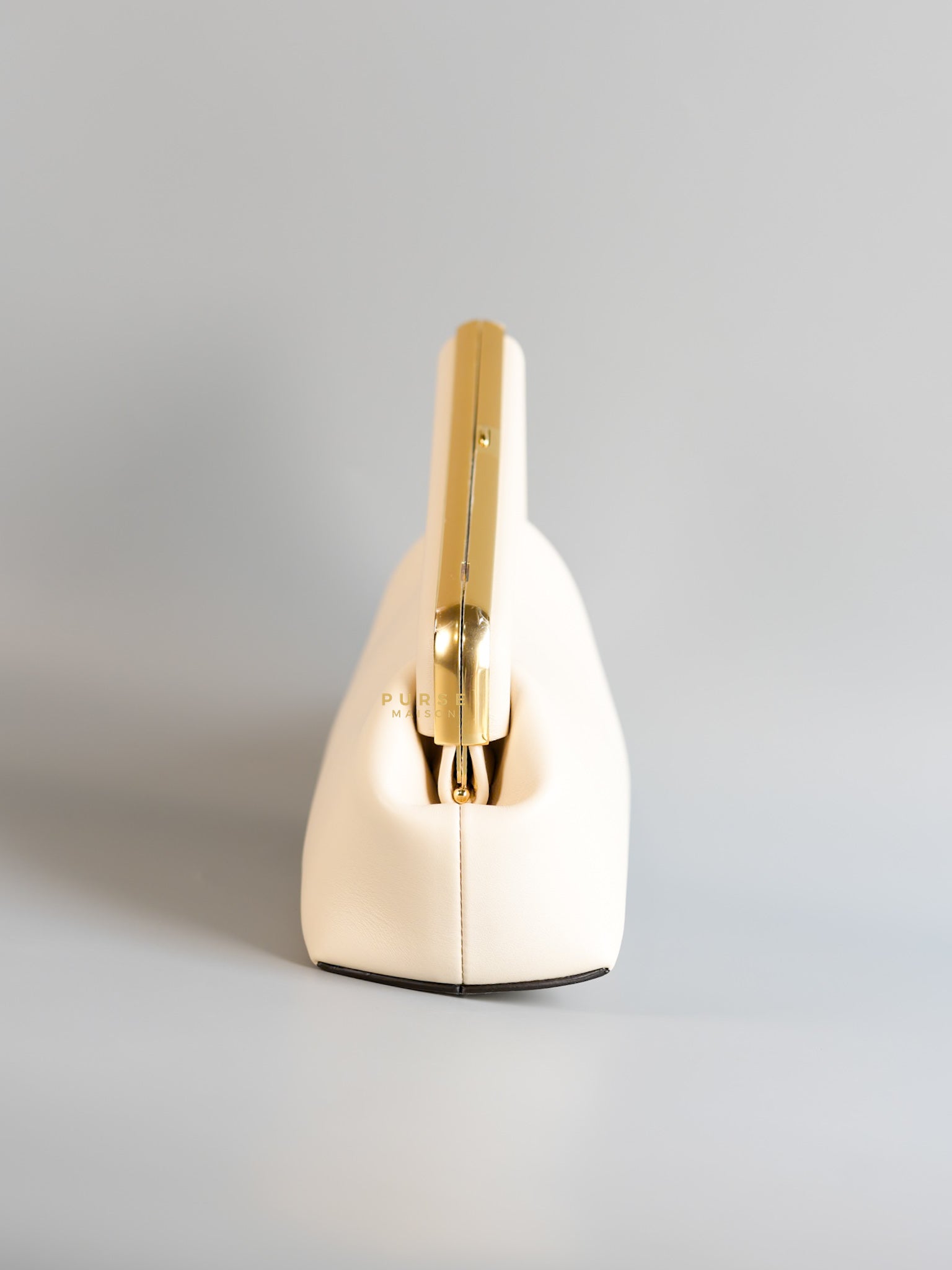 First Napa Leather Bag off-white Small | Purse Maison Luxury Bags Shop