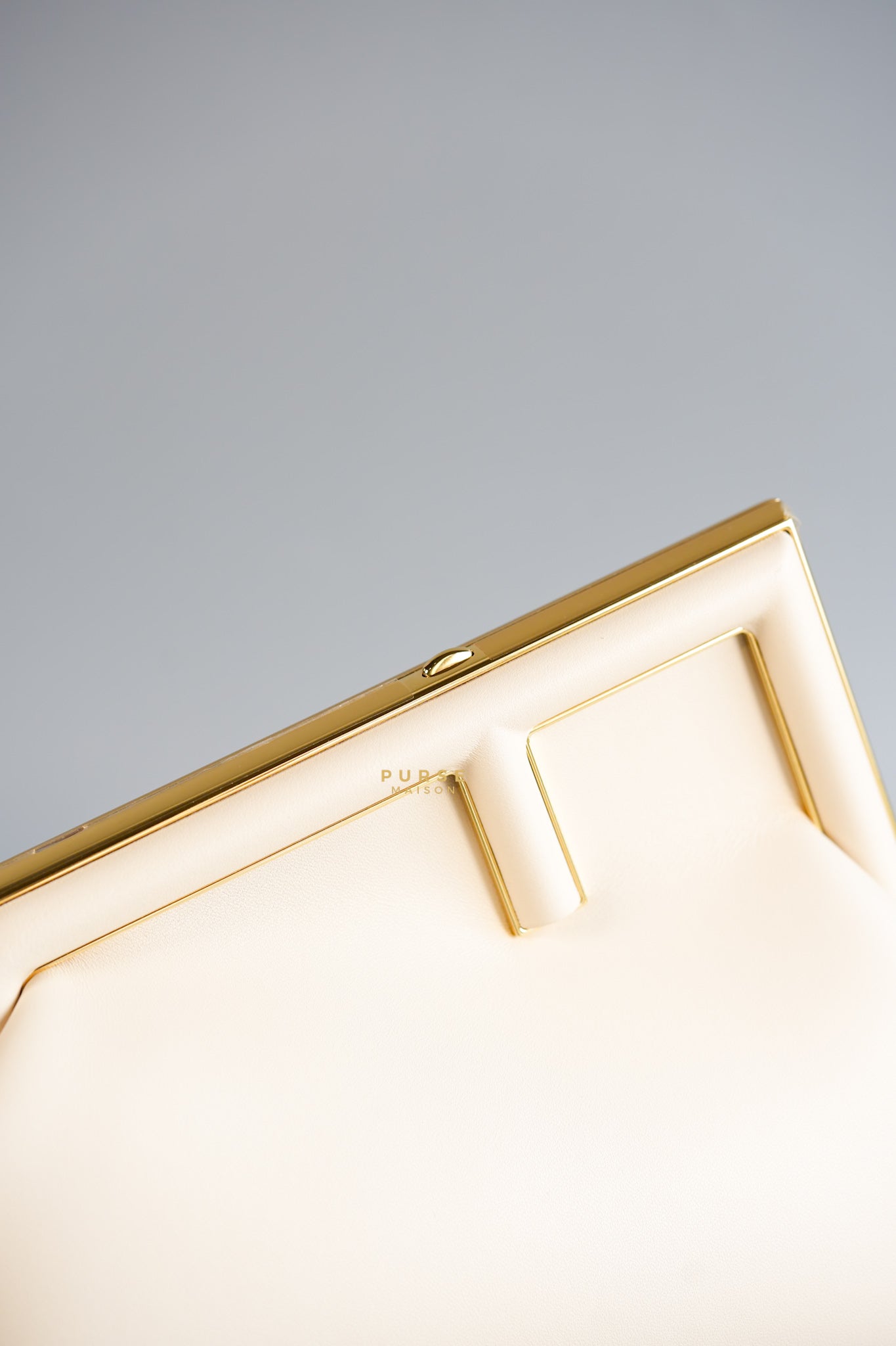 First Napa Leather Bag off-white Small | Purse Maison Luxury Bags Shop