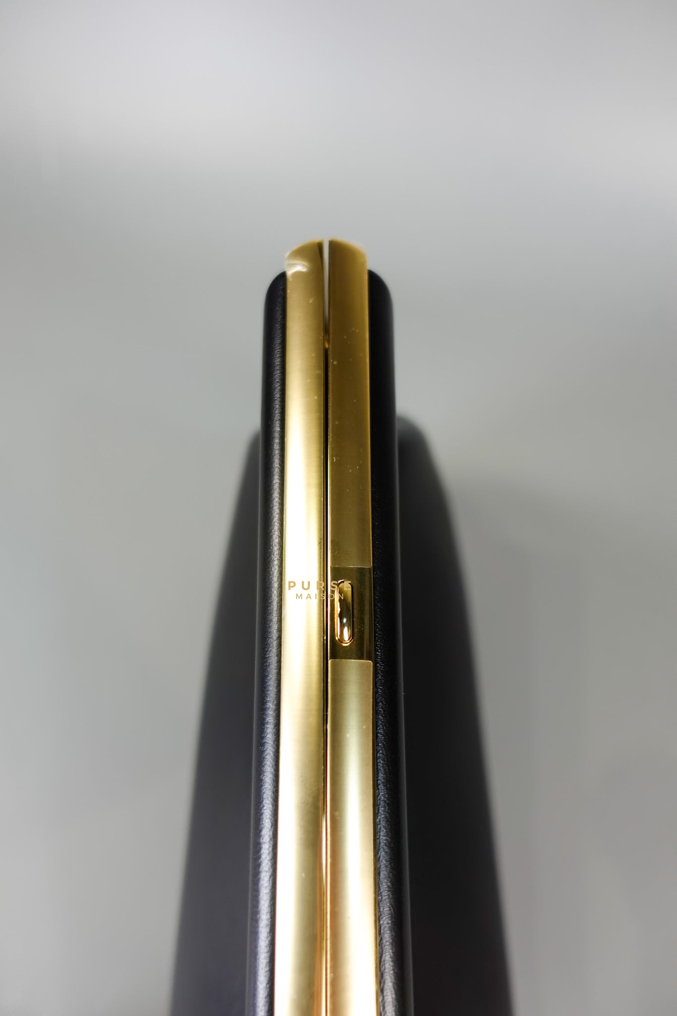 First Small in Noir Nappa Bag | Purse Maison Luxury Bags Shop