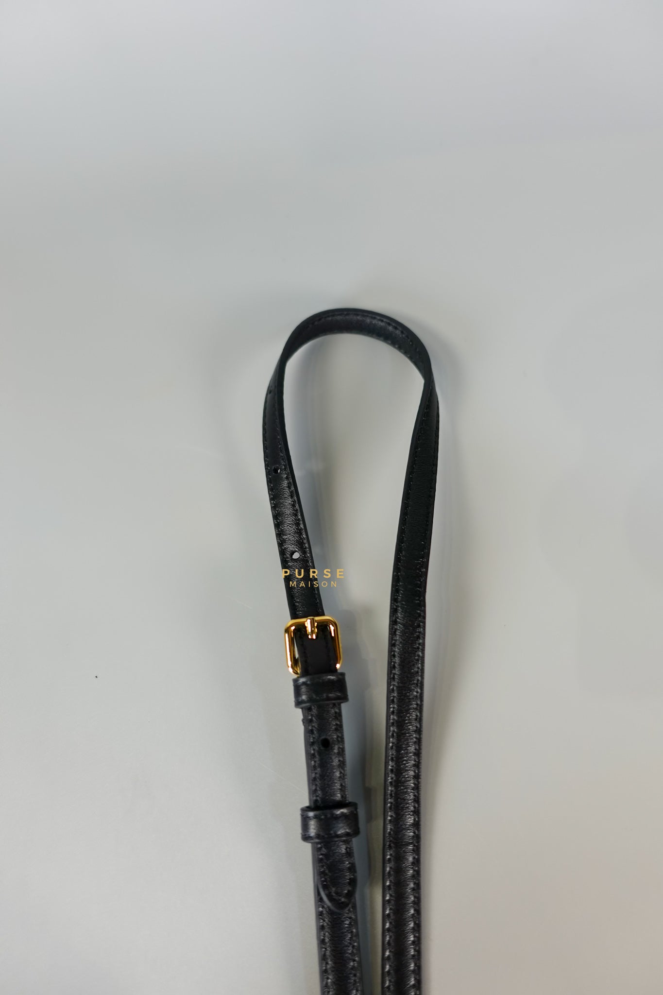 First Small in Noir Nappa Bag | Purse Maison Luxury Bags Shop