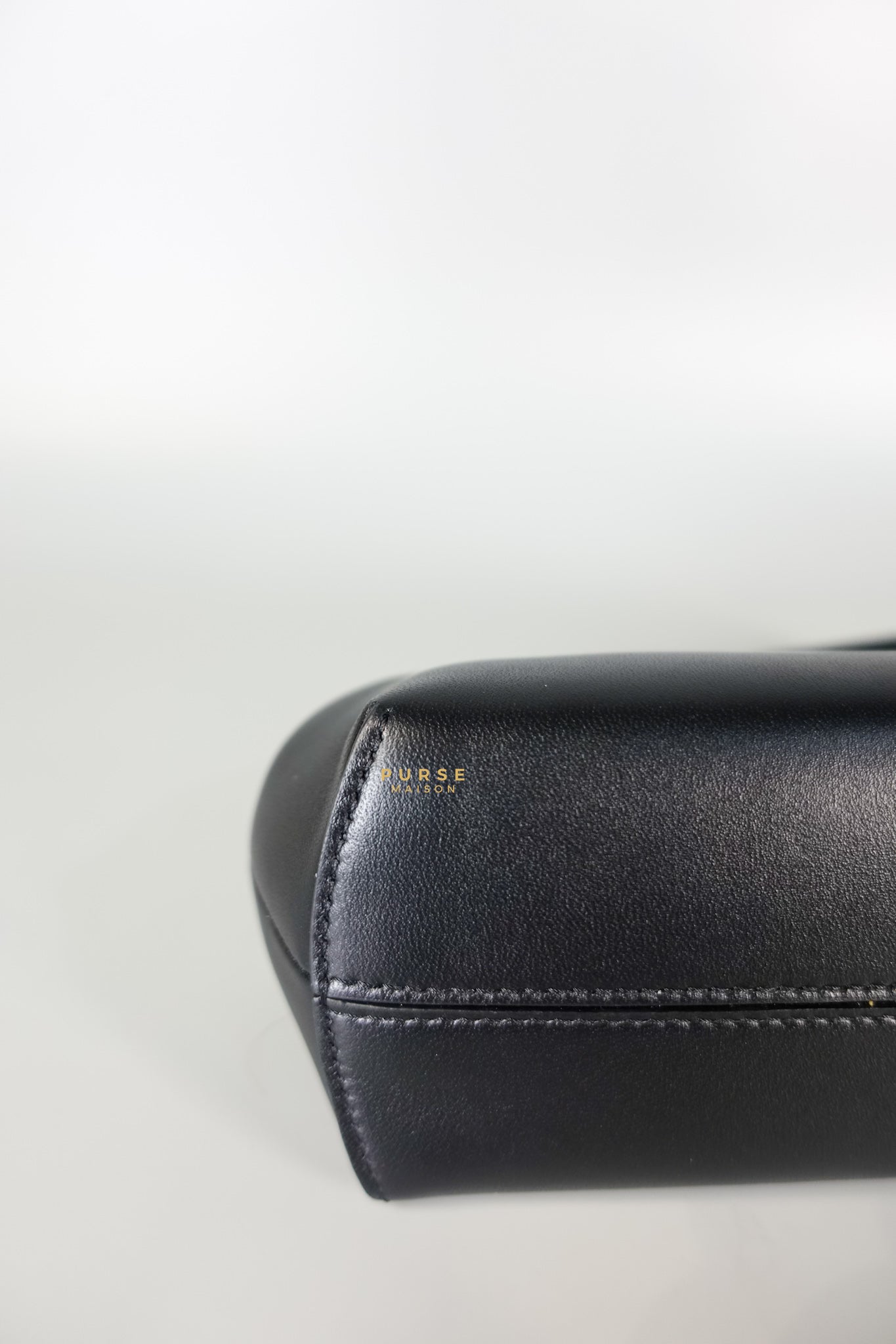 First Small in Noir Nappa Bag | Purse Maison Luxury Bags Shop