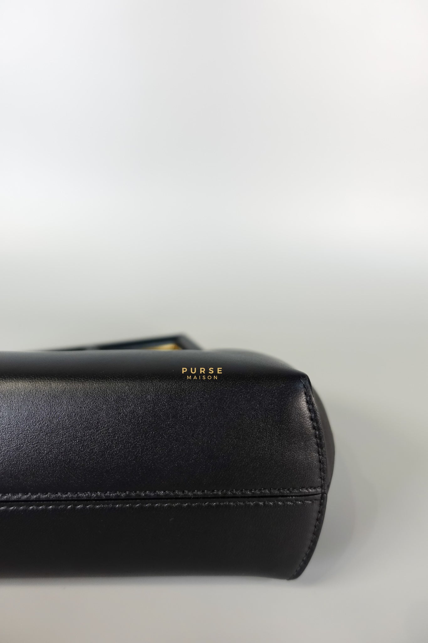 First Small in Noir Nappa Bag | Purse Maison Luxury Bags Shop