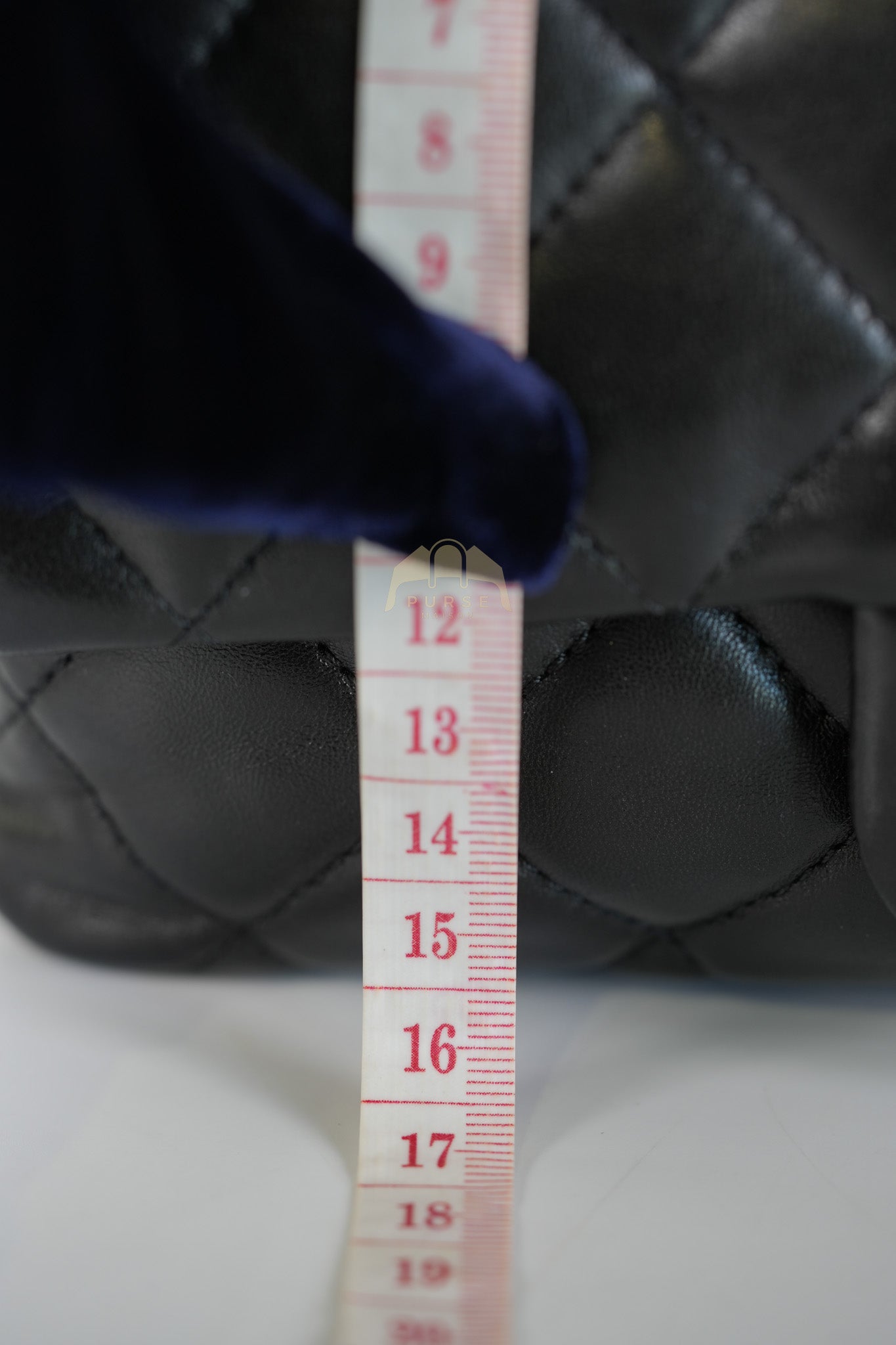 22K Flap Bag Small in Black Lambskin Leather & Gold Hardware Microchip | Purse Maison Luxury Bags Shop