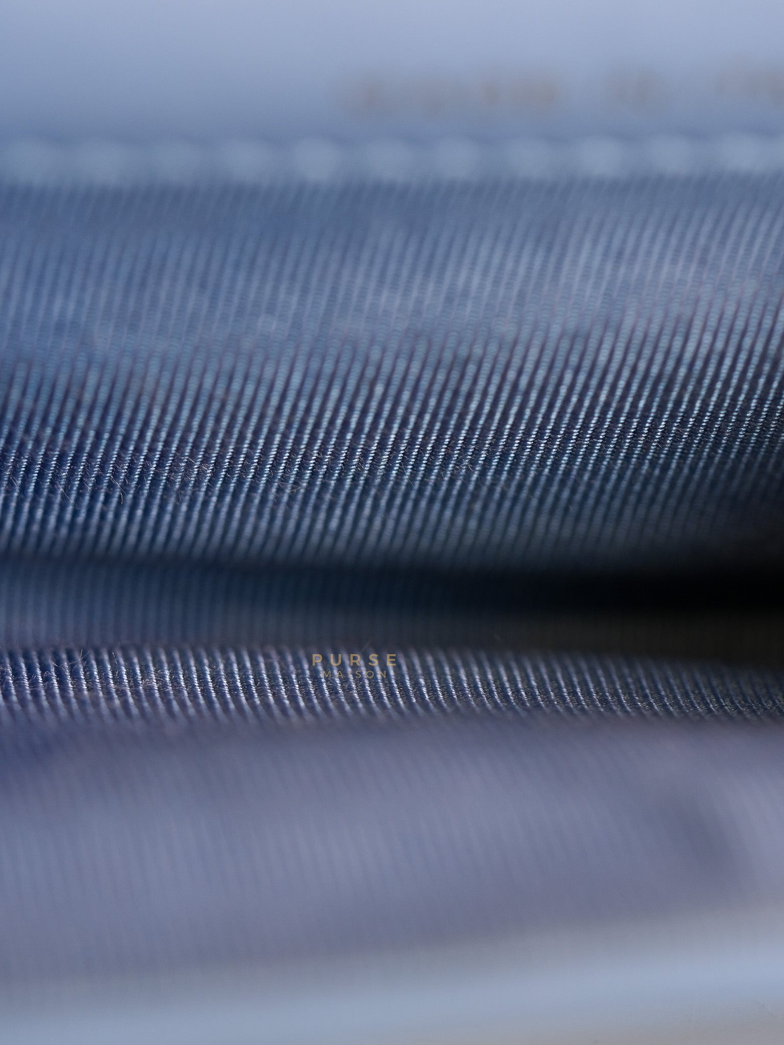 Flap Card Holder Wallet in Light Blue Quilted Lambskin Leather Gold Hardware Series 30 | Purse Maison Luxury Bags Shop