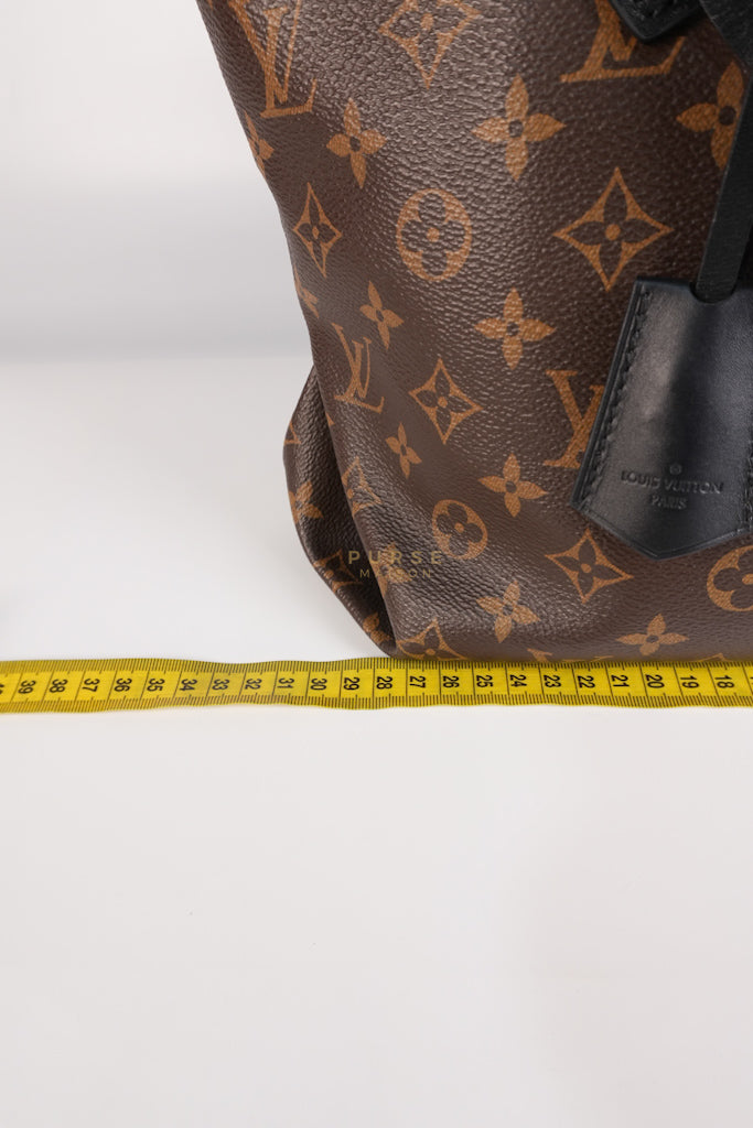 Flower Zip Tote MM Monogram Canvas and Black Leather Trim (Date Code: MI2119) | Purse Maison Luxury Bags Shop