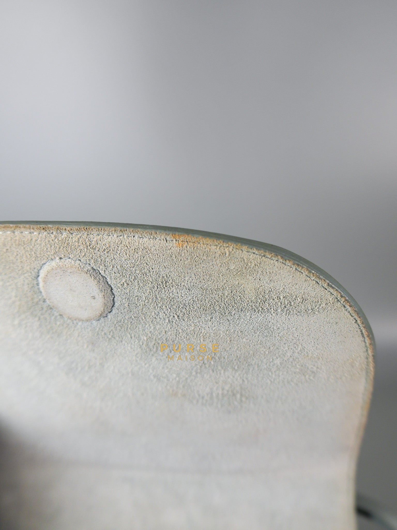 Folco Cuir Soft Blue in Smooth Calfskin Leather | Purse Maison Luxury Bags Shop