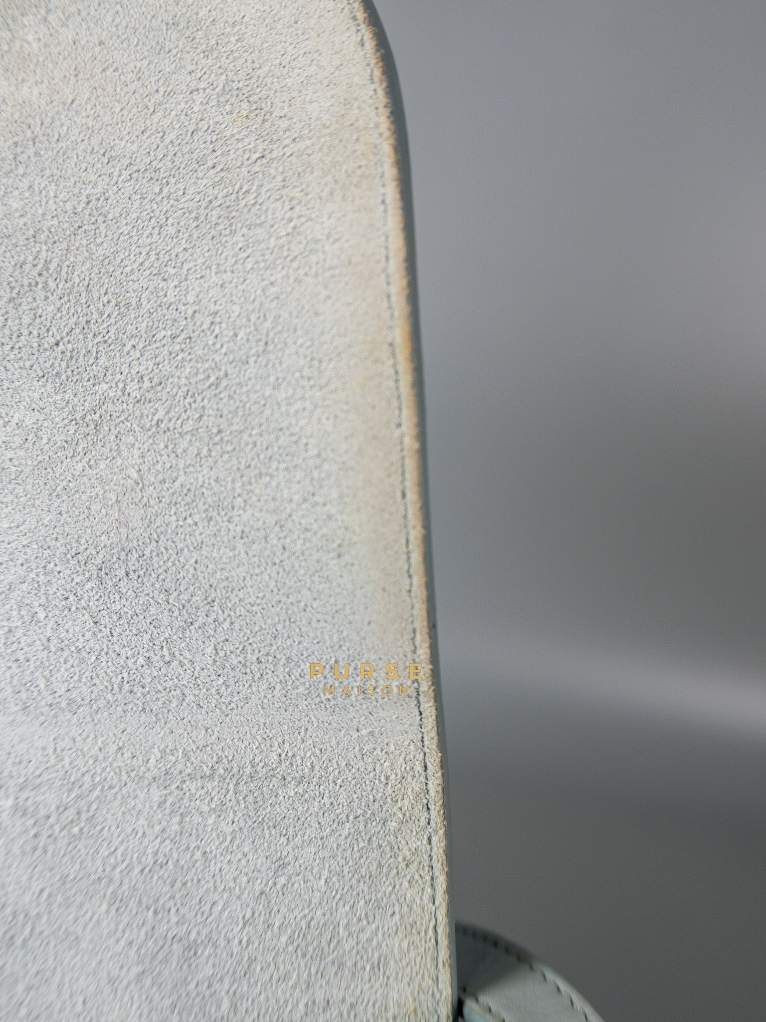 Folco Cuir Soft Blue in Smooth Calfskin Leather | Purse Maison Luxury Bags Shop