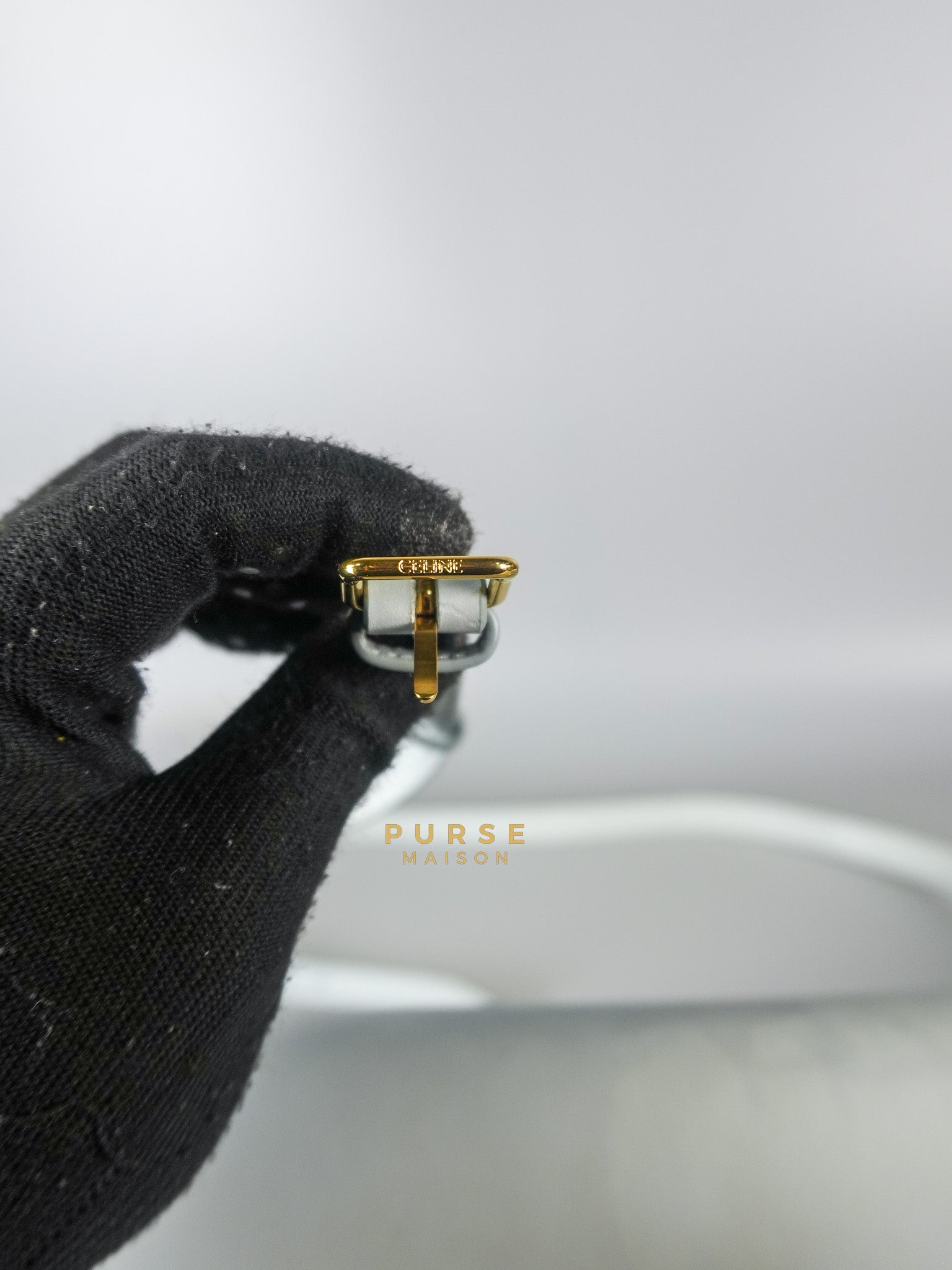 Folco Cuir Soft Blue in Smooth Calfskin Leather | Purse Maison Luxury Bags Shop