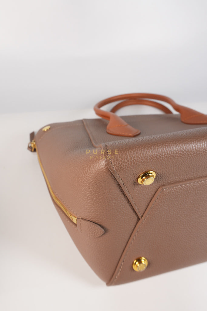 Freedom in Taupe Calfskin Leather Tote Bag (Date Code: TJ4147) | Purse Maison Luxury Bags Shop